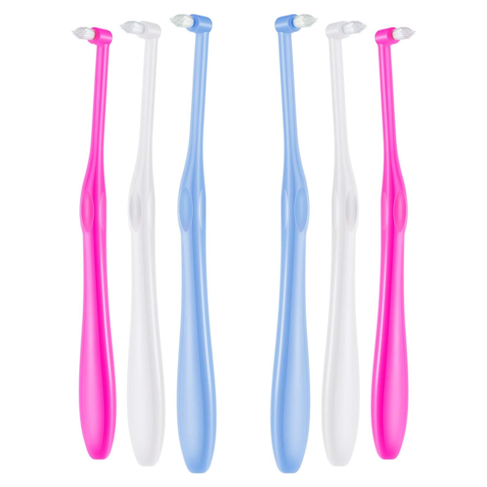 Boao 6 Cepillos de Dientes Tufted Suaves Interdentales