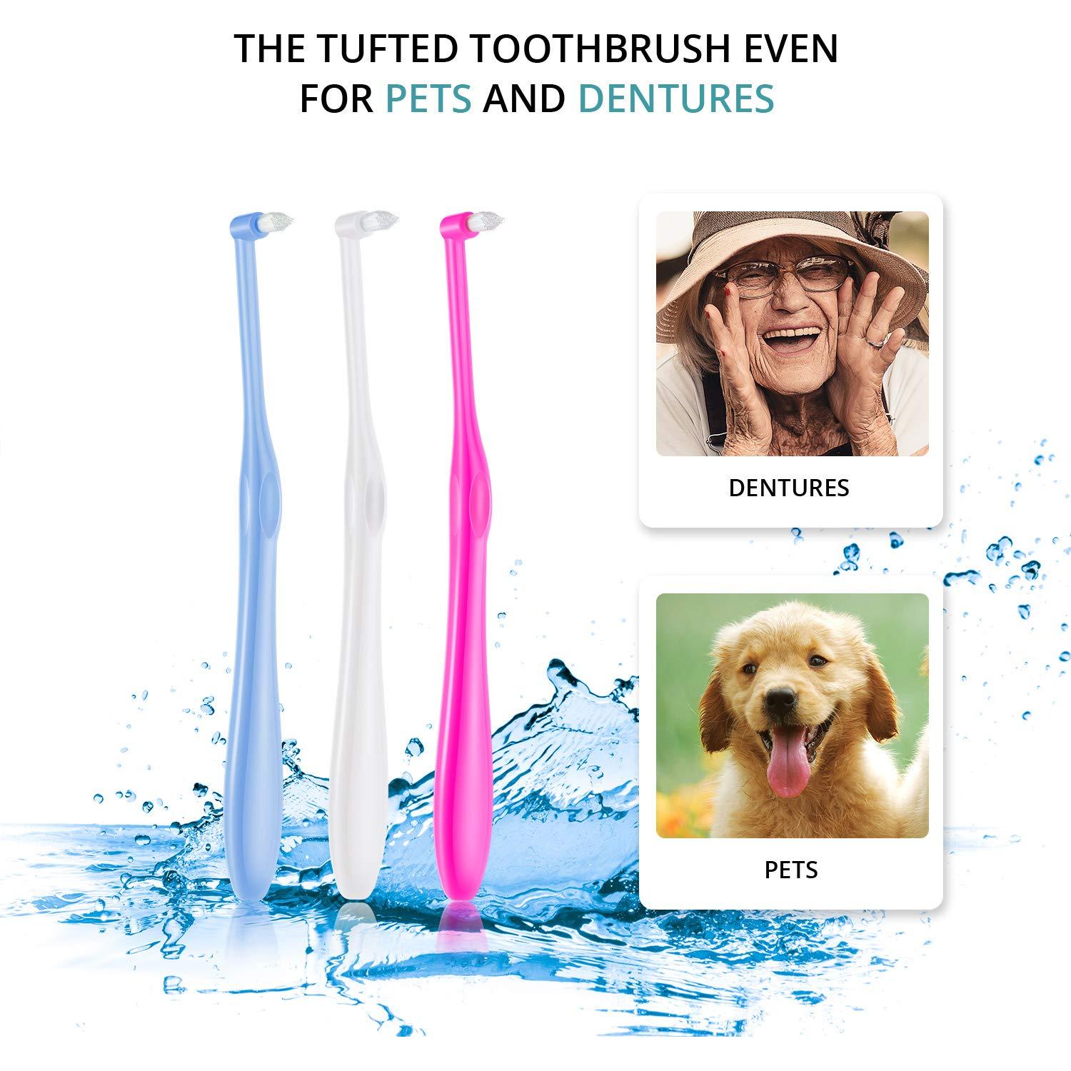 Boao 6 Cepillos de Dientes Tufted Suaves Interdentales