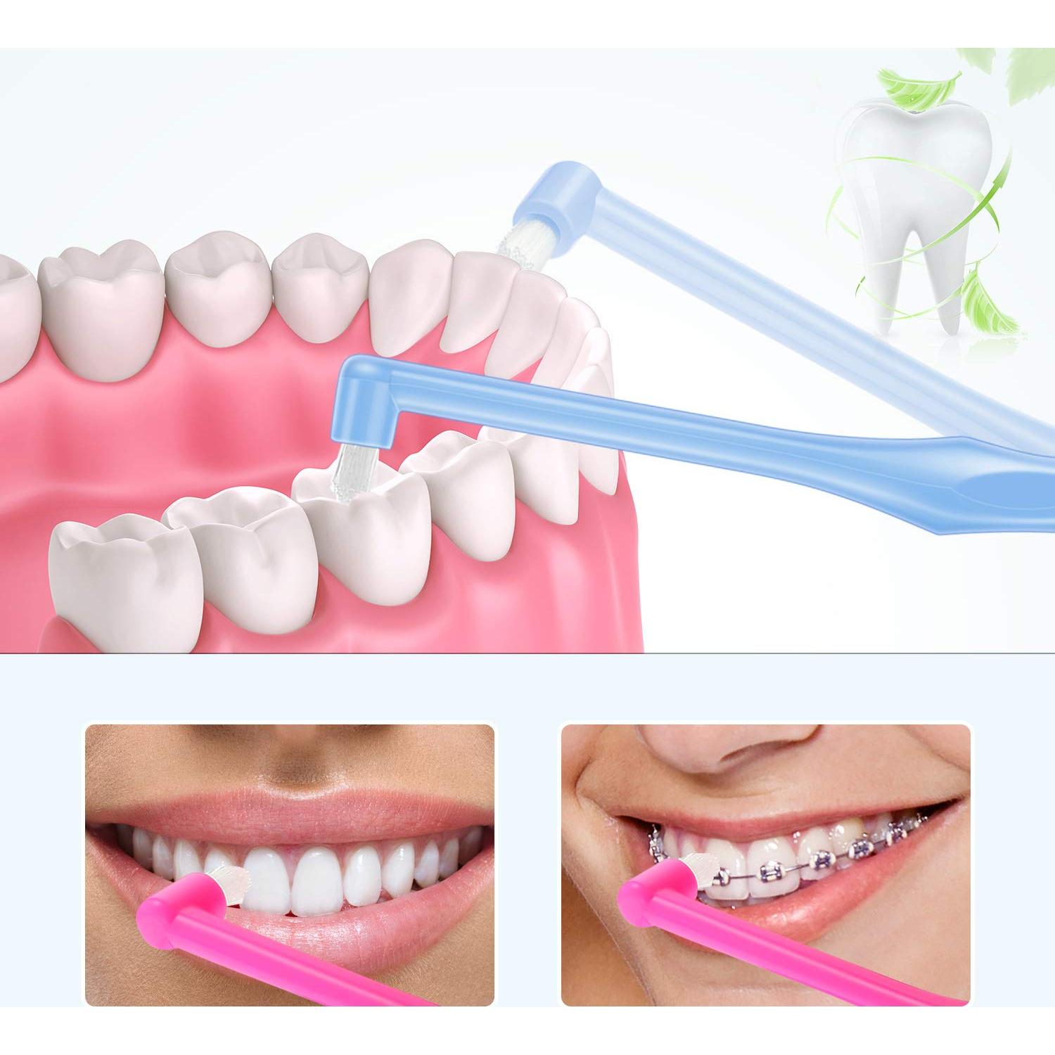 Boao 6 Cepillos de Dientes Tufted Suaves Interdentales