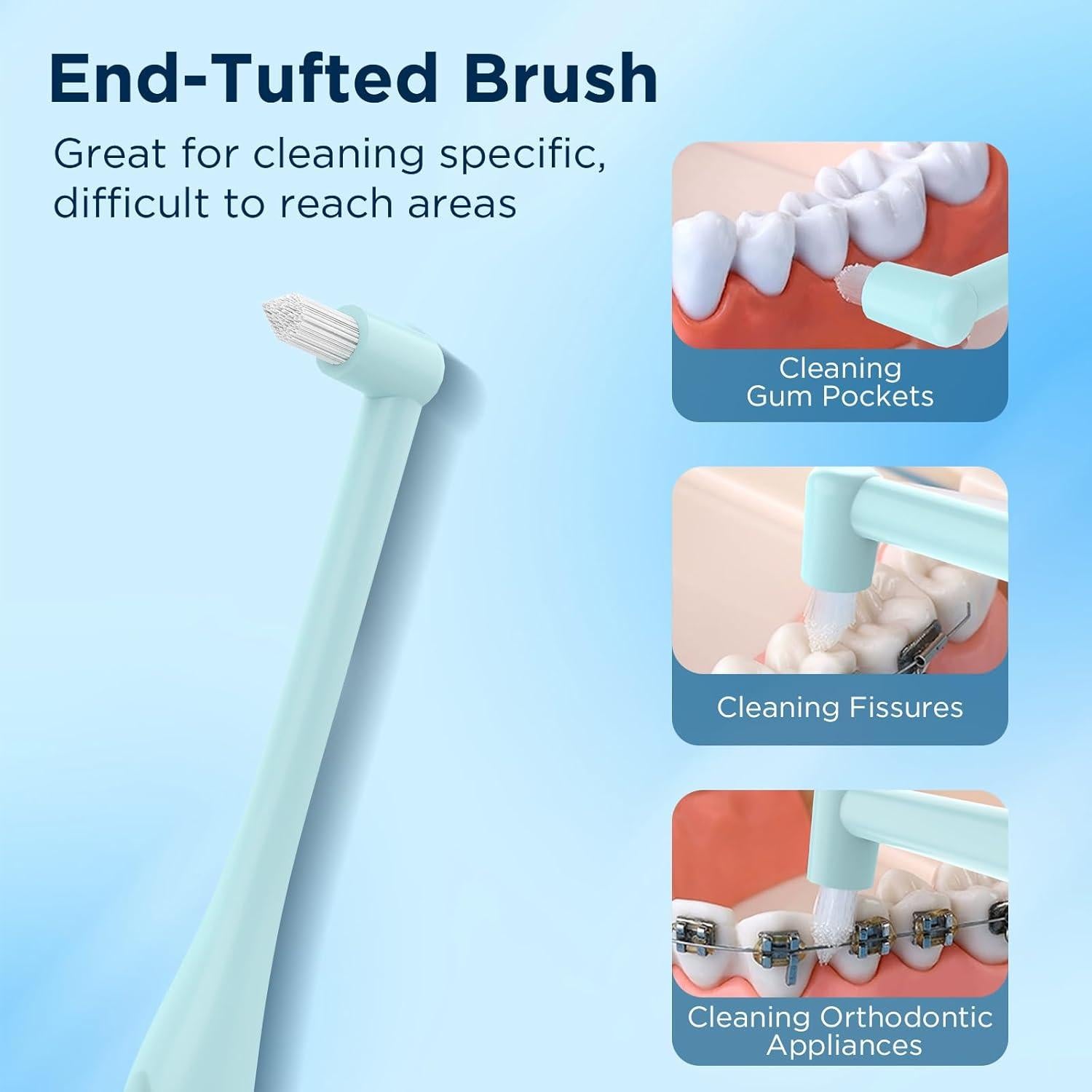 Cepillo de Dientes End Tuft Fremouth - 6 Unidades Cerdas Suaves