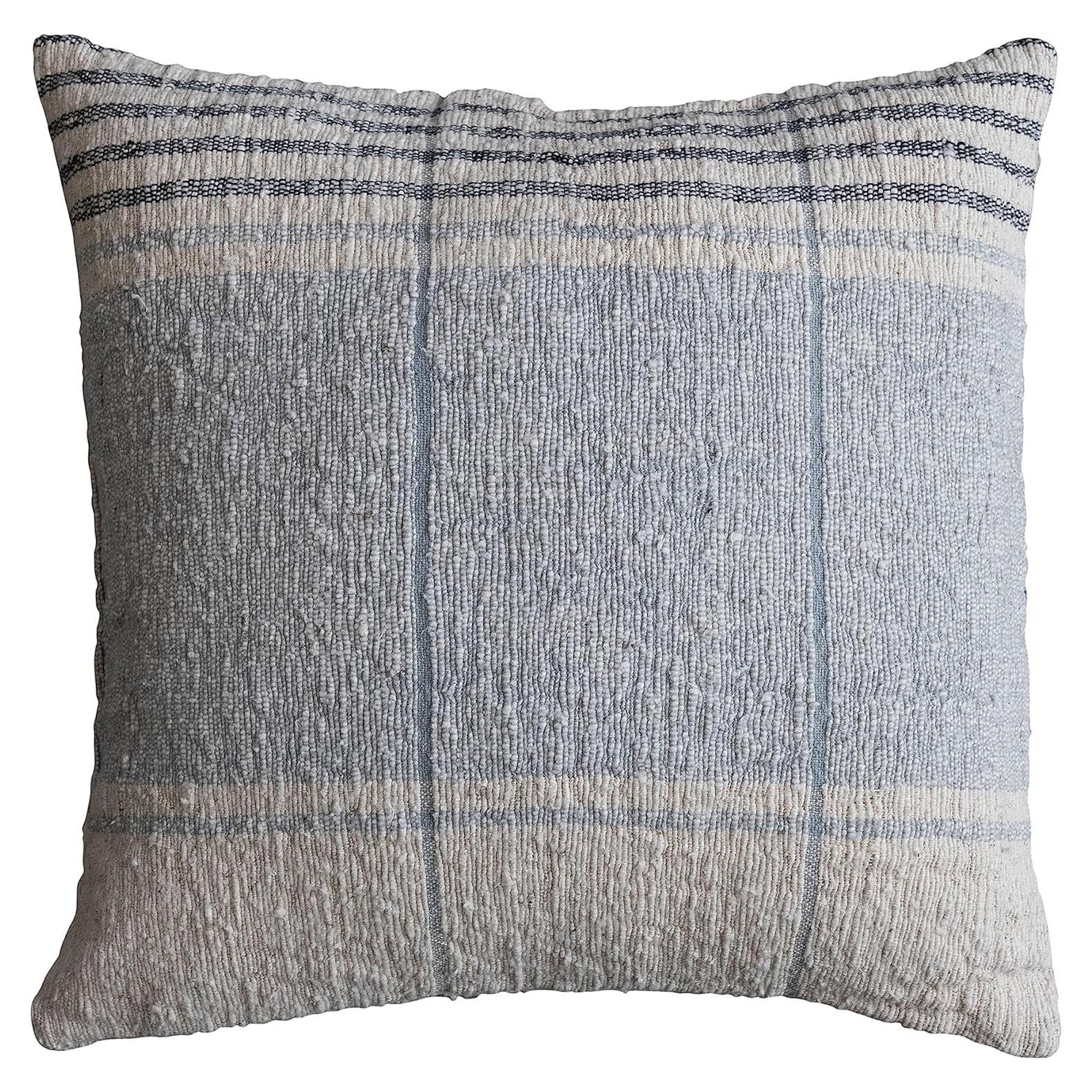 Almohada Decorativa Cuadrada Creative Co-Op 50.8cm Rayas Multicolor