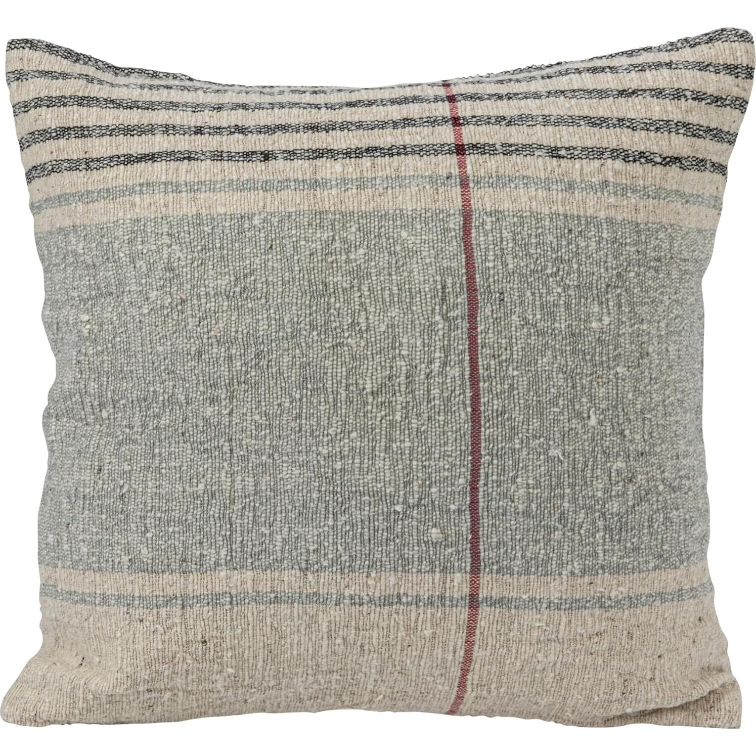 Almohada Decorativa Cuadrada Creative Co-Op 50.8cm Rayas Multicolor