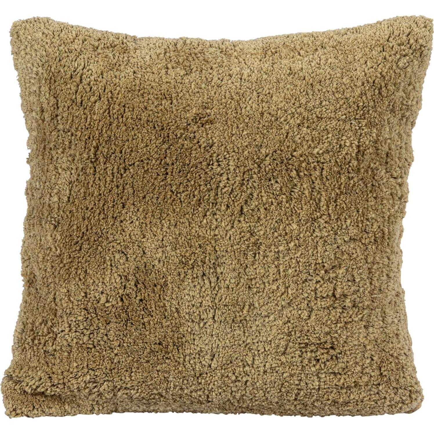 Almohada Cuadrada Acolchada 45.72 cm Algodón Mostaza Creative Co-Op