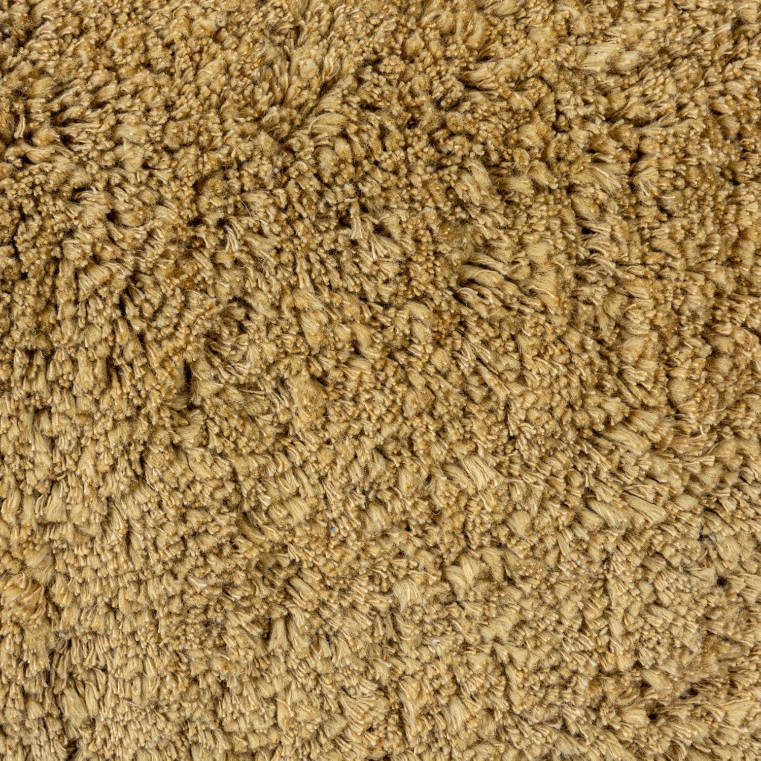 Almohada Cuadrada Acolchada 45.72 cm Algodón Mostaza Creative Co-Op