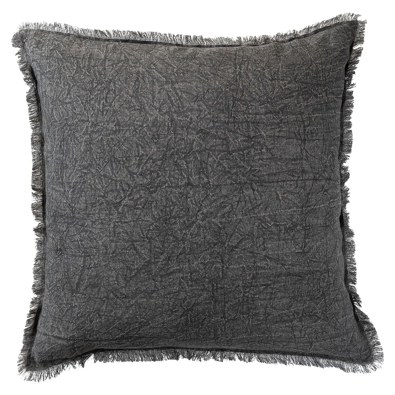 Almohada Decorativa Cuadrada Creative Co-Op 50.8cm Lino Gris