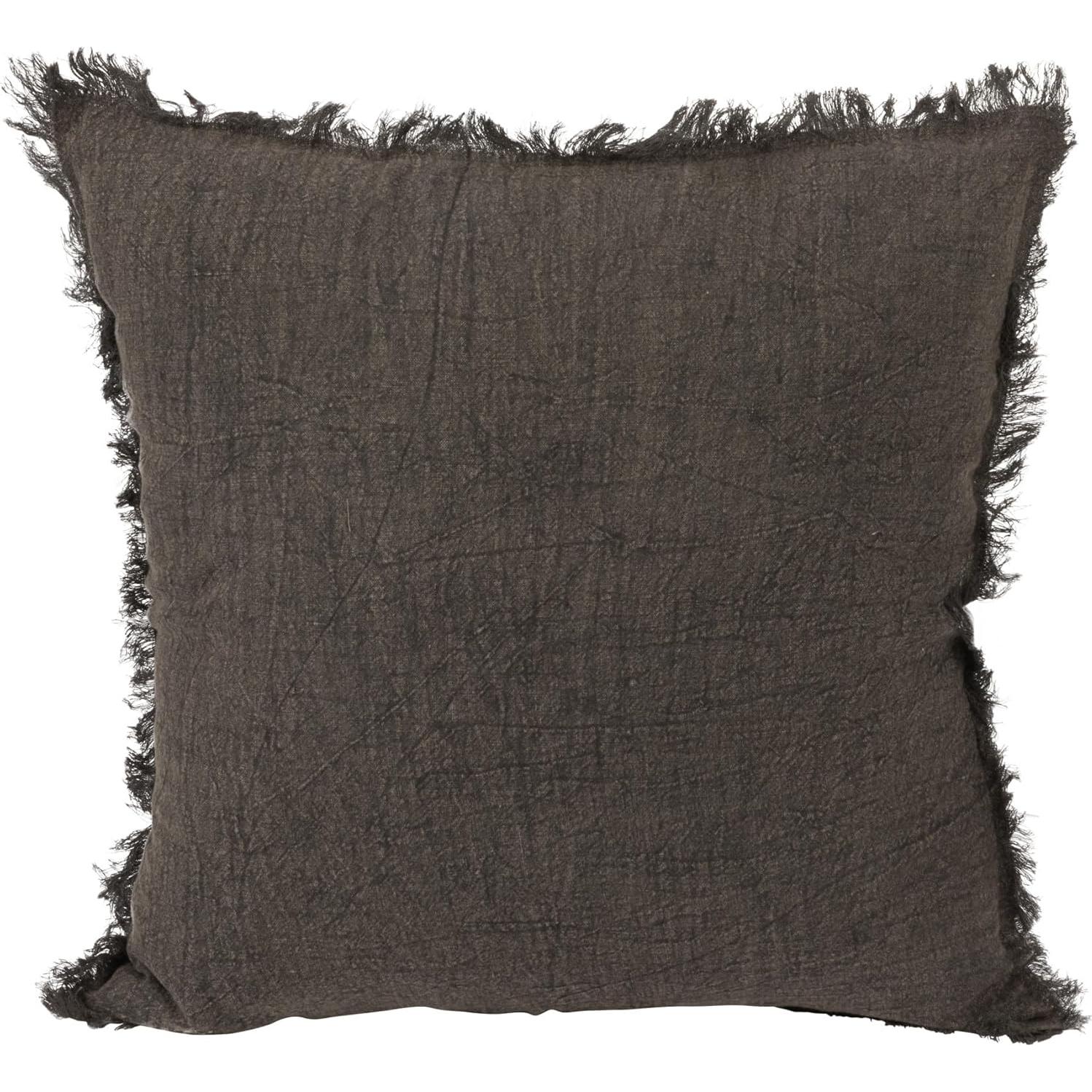 Almohada Decorativa Cuadrada Creative Co-Op 50.8cm Lino Gris