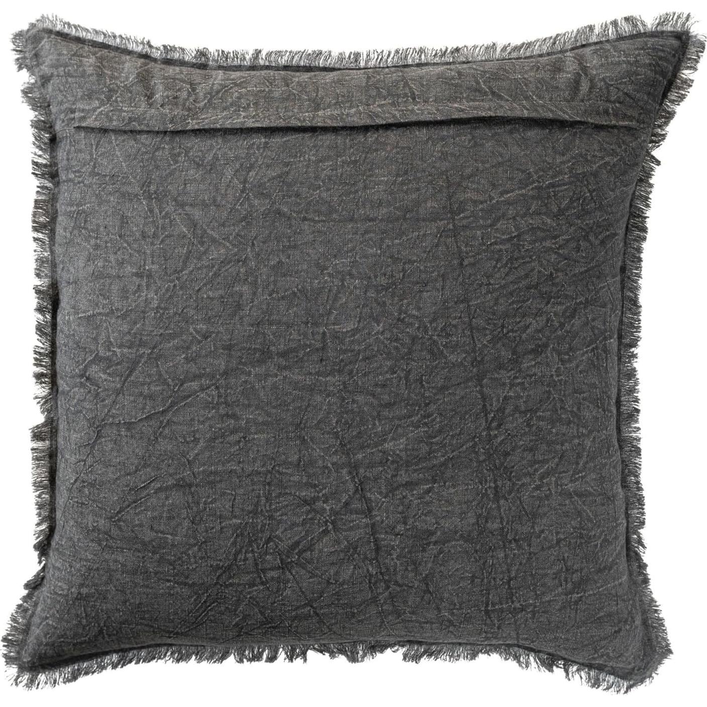 Almohada Decorativa Cuadrada Creative Co-Op 50.8cm Lino Gris
