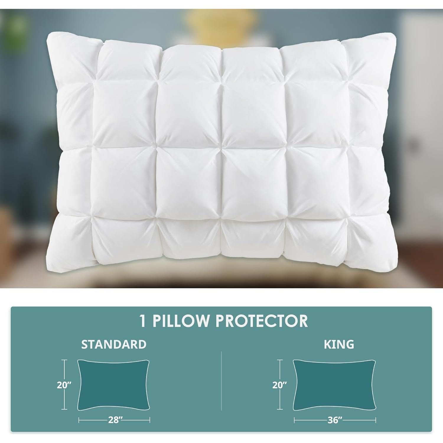 Funda de Almohada Estándar Madison Park Stay Puffed Microfibra