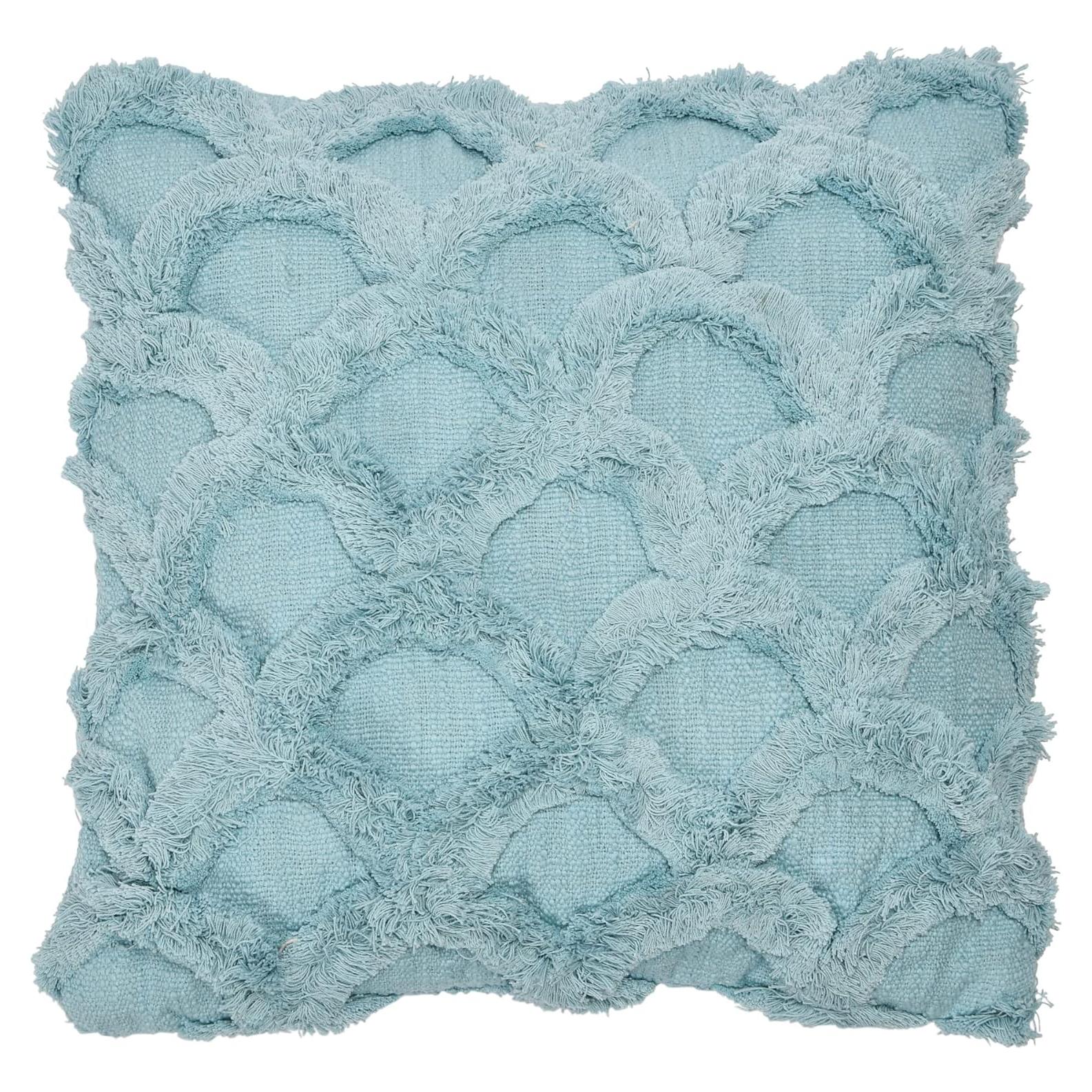 Almohada Decorativa Cuadrada Co-Op Creativo Algodón 45.72cm Azul Claro