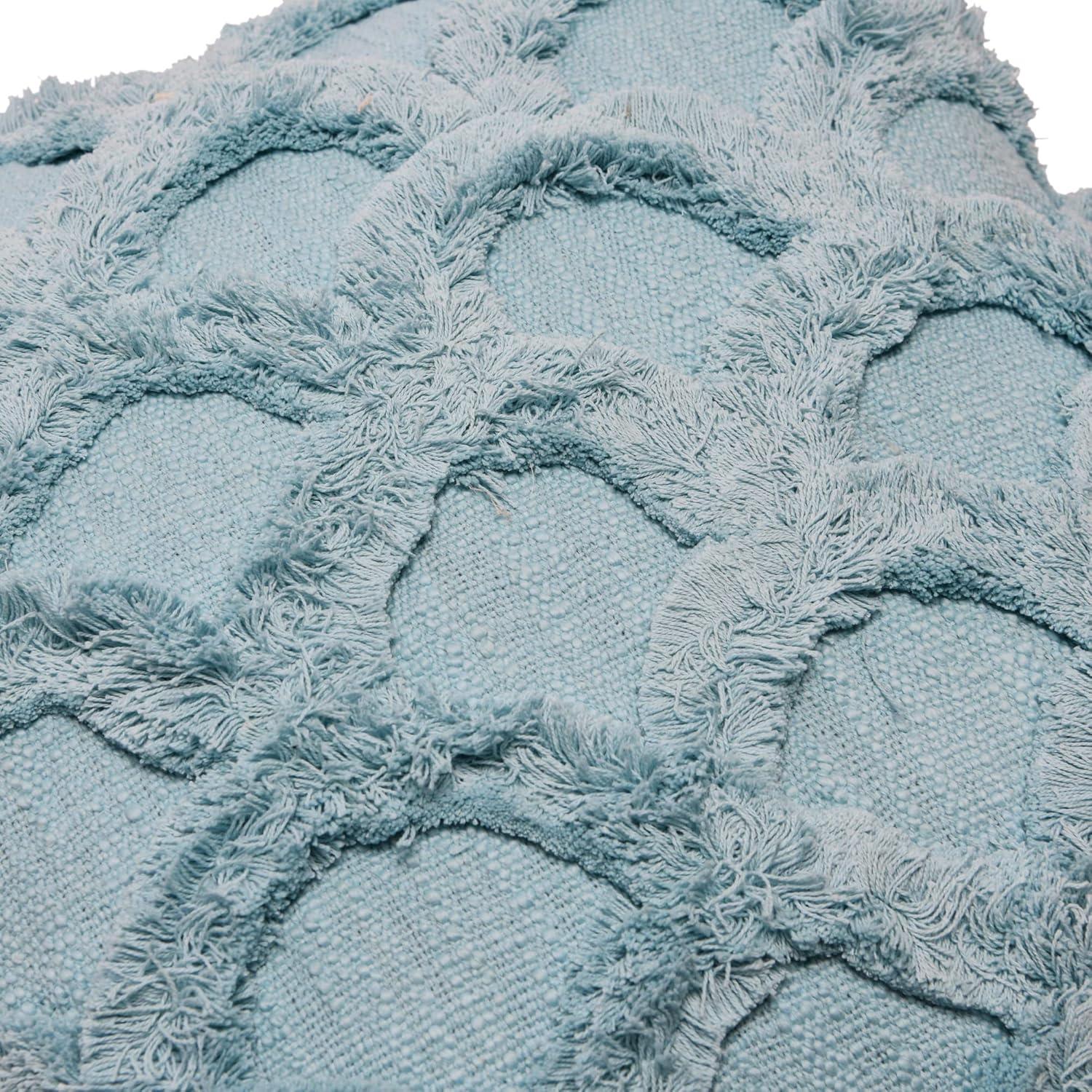 Almohada Decorativa Cuadrada Co-Op Creativo Algodón 45.72cm Azul Claro