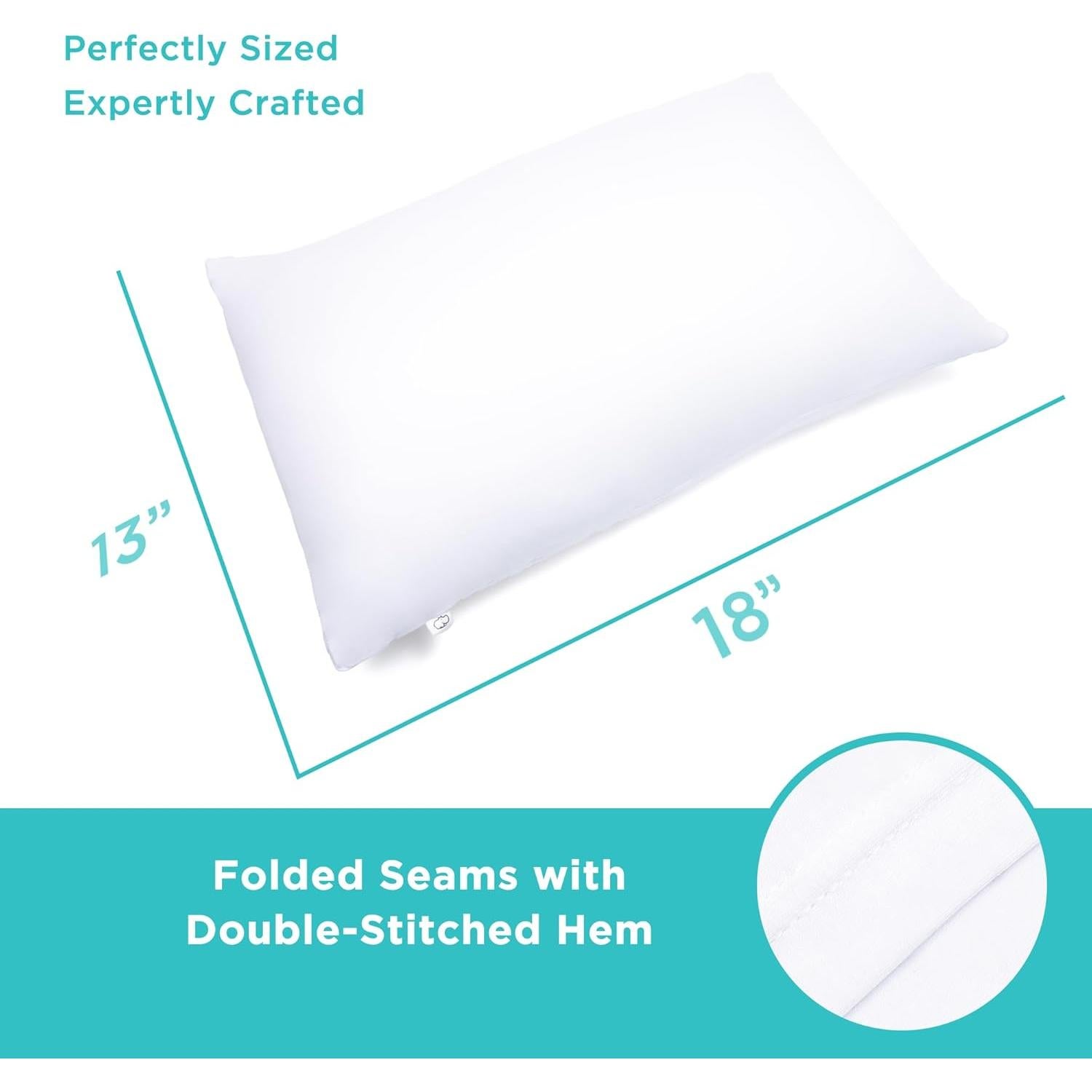 Almohada Hipoalergénica PequeñoHippo 33x46 cm Viscosa Bambú