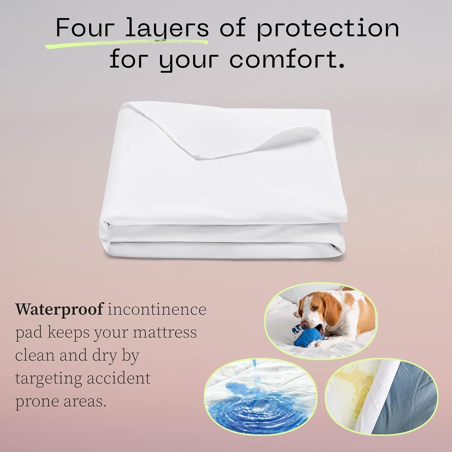 Protector de Cama Impermeable Coop Home Goods Reina 152x100 cm