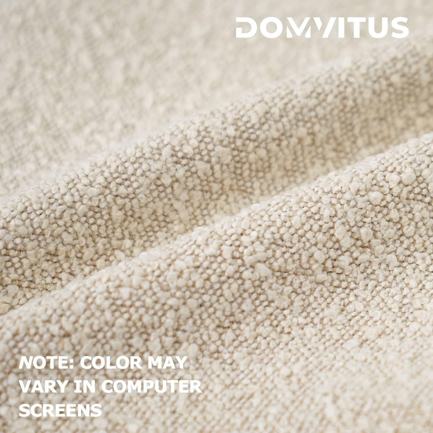 Funda de Almohada Decorativa DOMVITUS Boucle 60x60 Crema Mantequilla