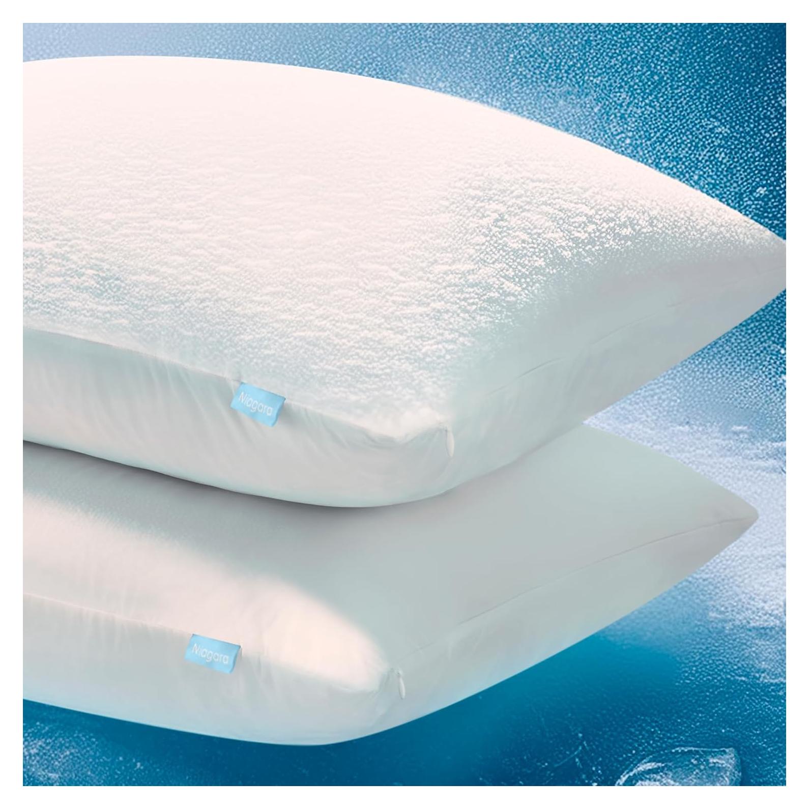 Conjunto 2 Fundas Almohada Refrigerantes Queen CoolSpan