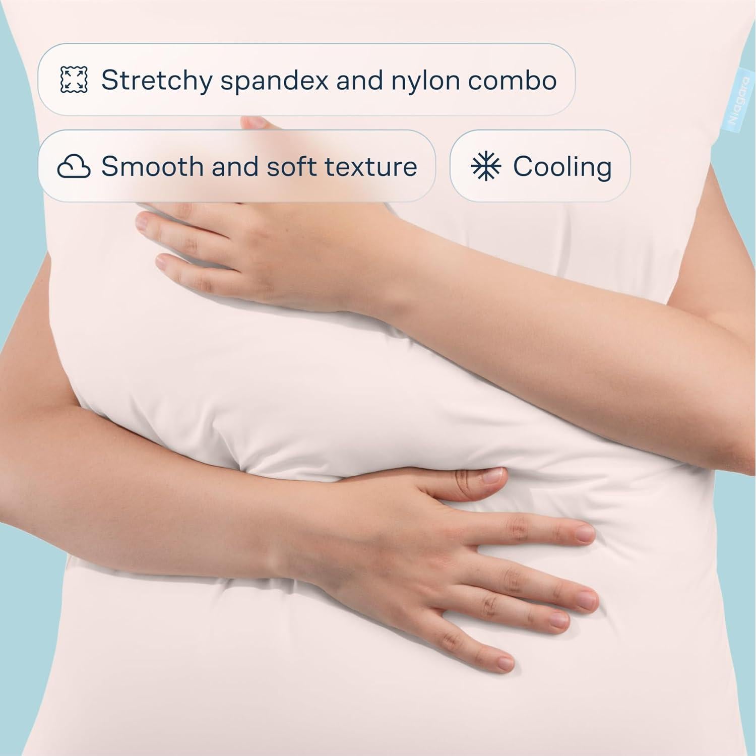 Conjunto 2 Fundas Almohada Refrigerantes Queen CoolSpan