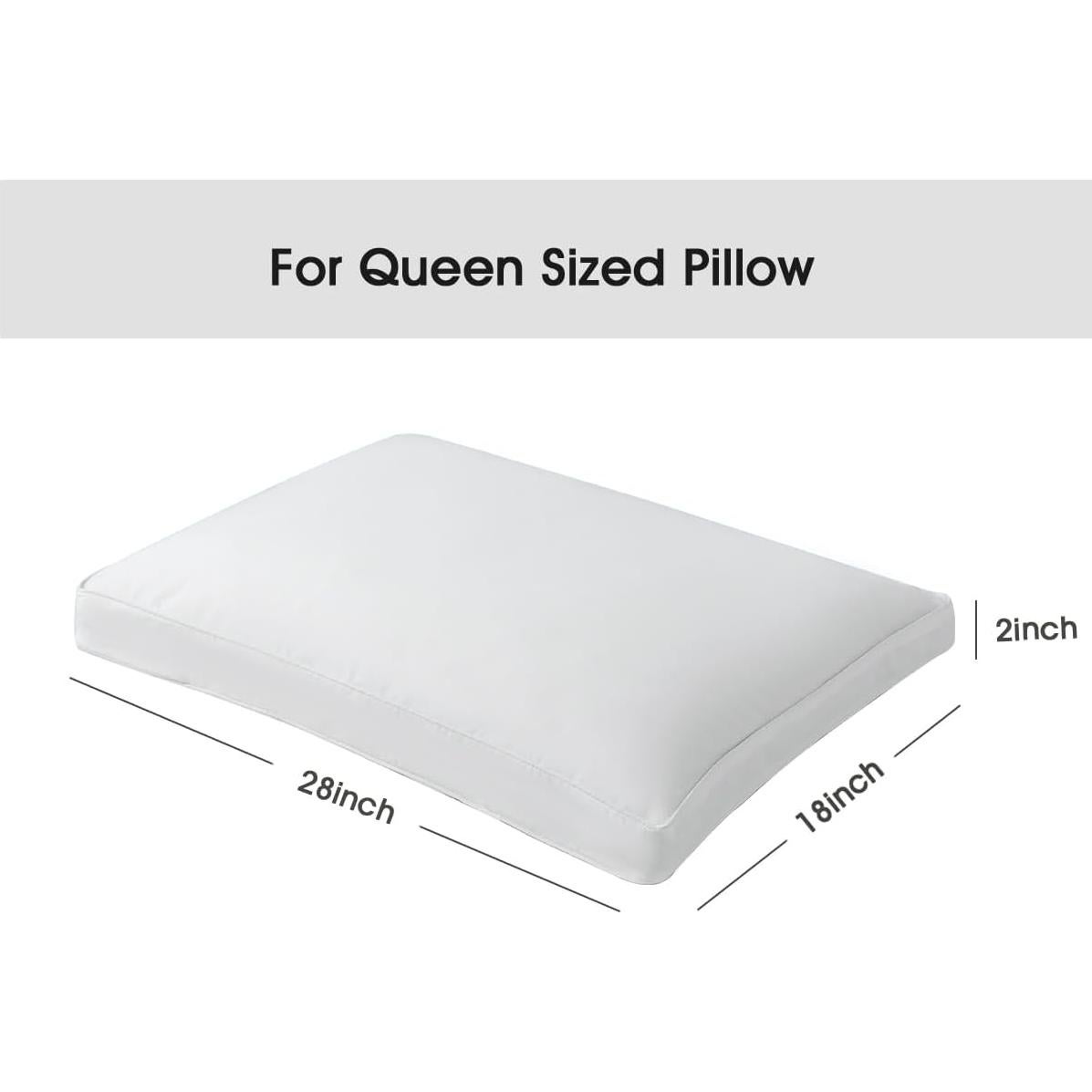 Protector de Almohada Reina STONECREST 600tc Saten con Cremallera