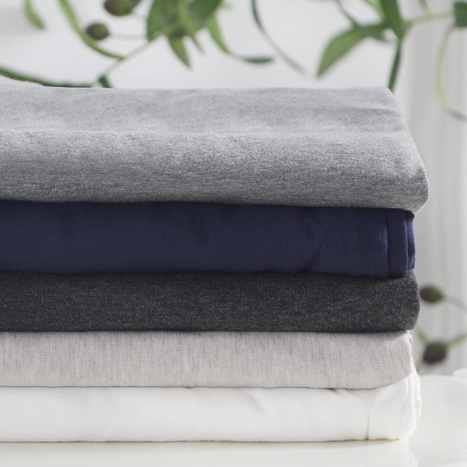 Funda de Almohada Corporal Oubonun 100% Algodón Azul Marino 53x137cm