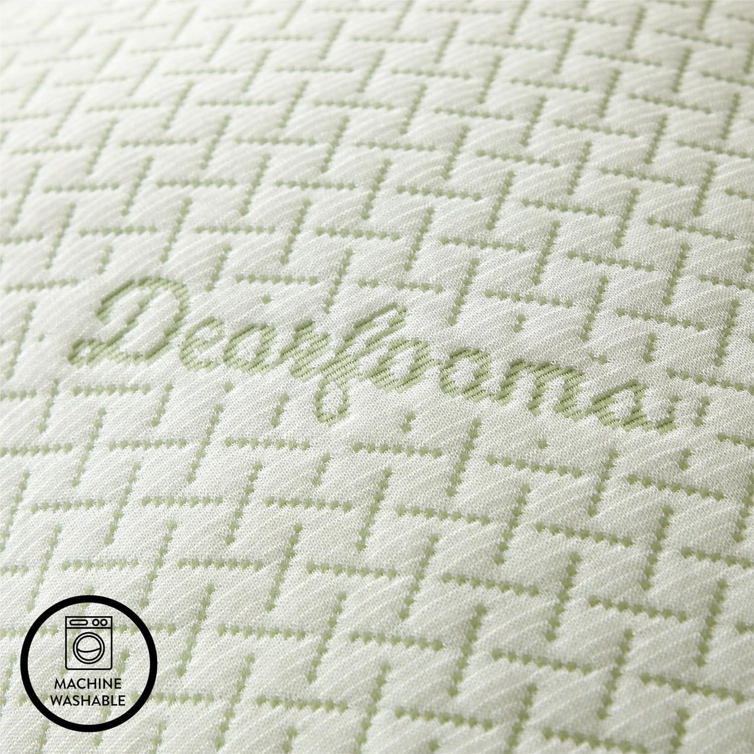 Cojines de Cama Dearfoams - Juego de 2 - Estándar/Reina - Hipoalergénicos