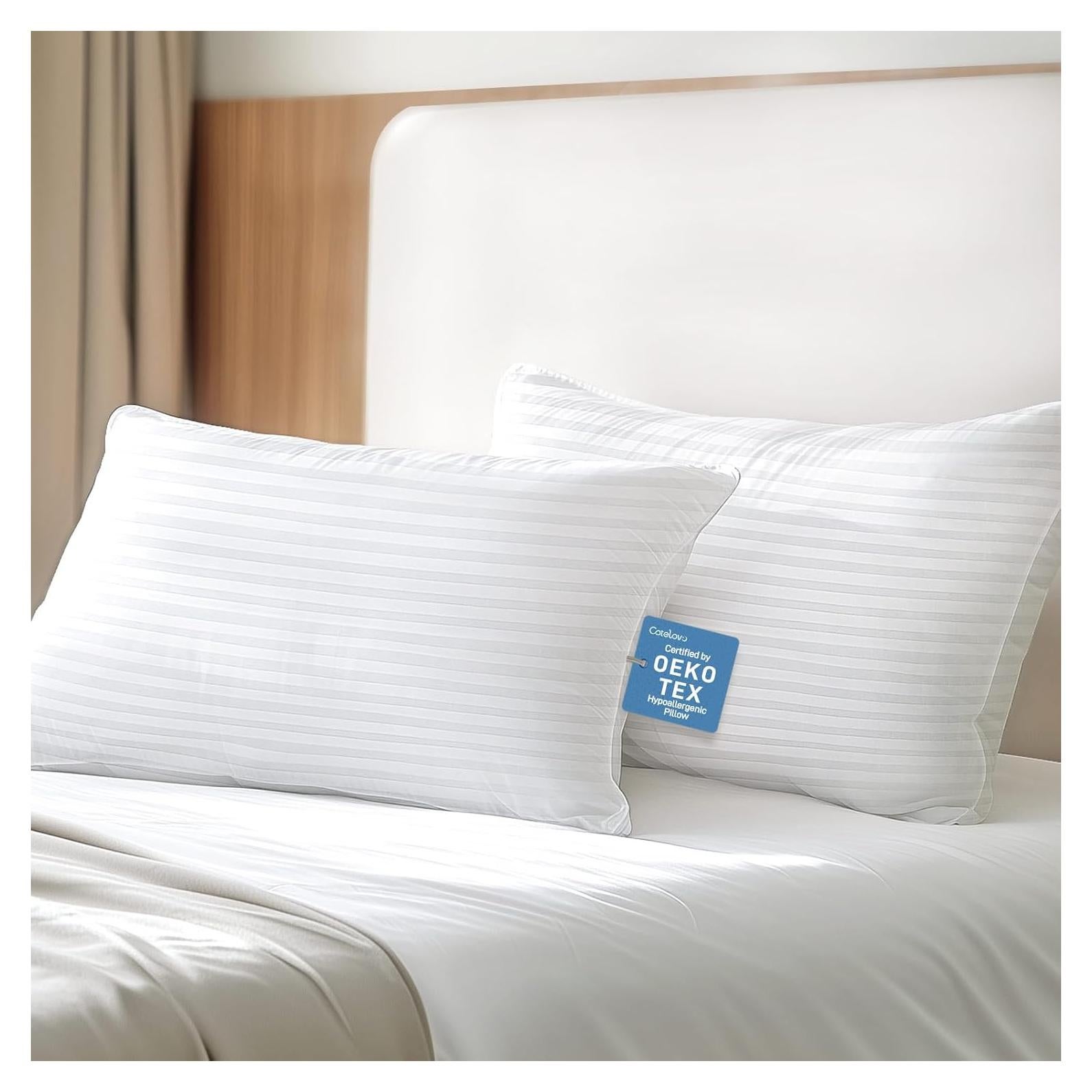 Juego de 2 almohadas hipoalergénicas Cotelovo tamaño Queen