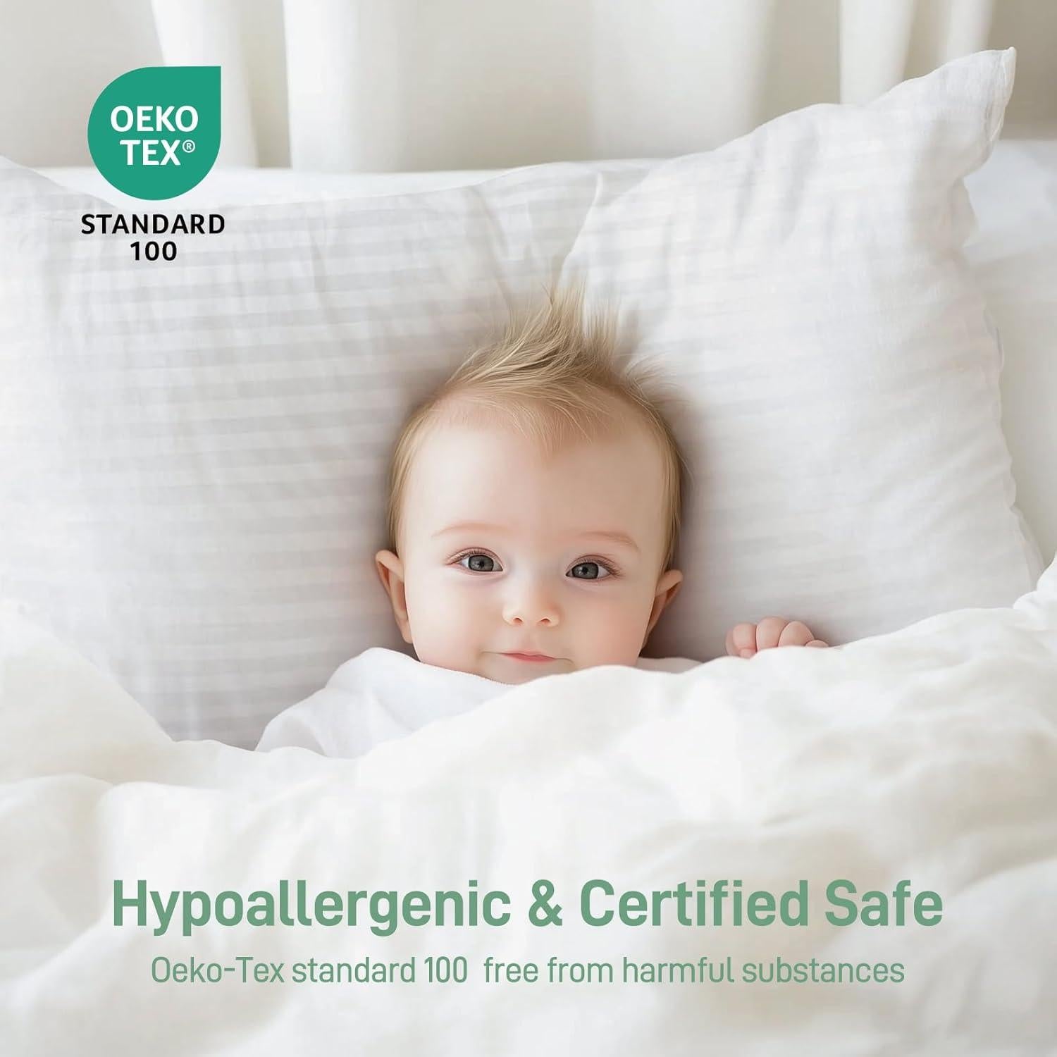 Juego de 2 almohadas hipoalergénicas Cotelovo tamaño Queen