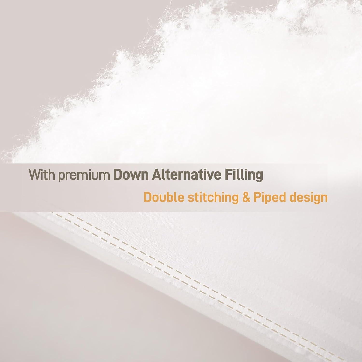 Juego de 2 Almohadas Hipoalergénicas Lyralith King Algodón