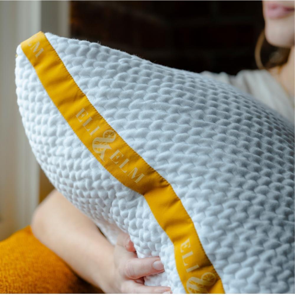 Almohada de Espuma de Memoria Eli & Elm - Ajustable y Refrigerante