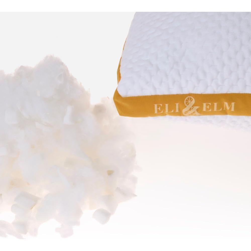 Almohada de Espuma de Memoria Eli & Elm - Ajustable y Refrigerante