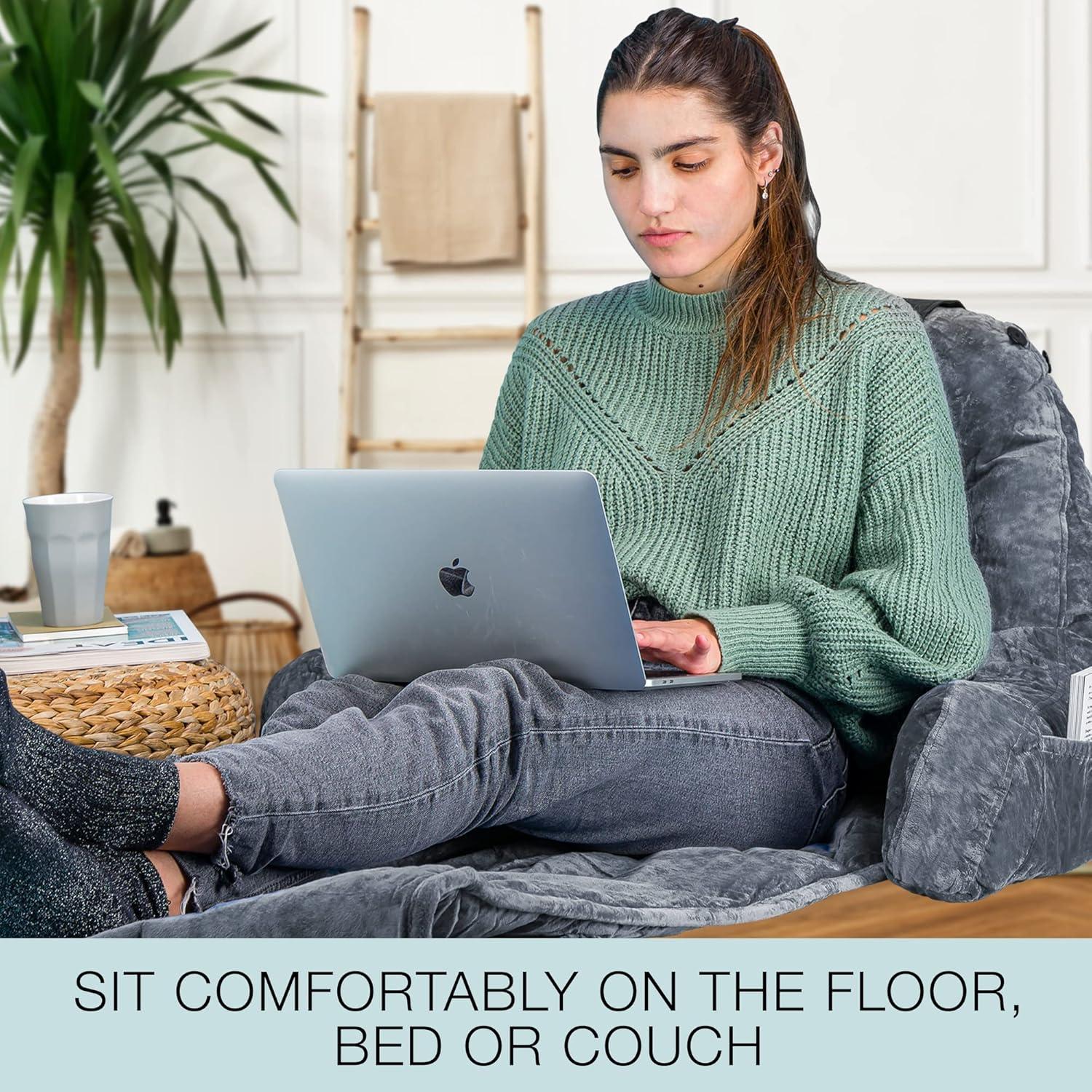 Almohada de Lectura Ergonómica Malu Extra Grande con Soporte