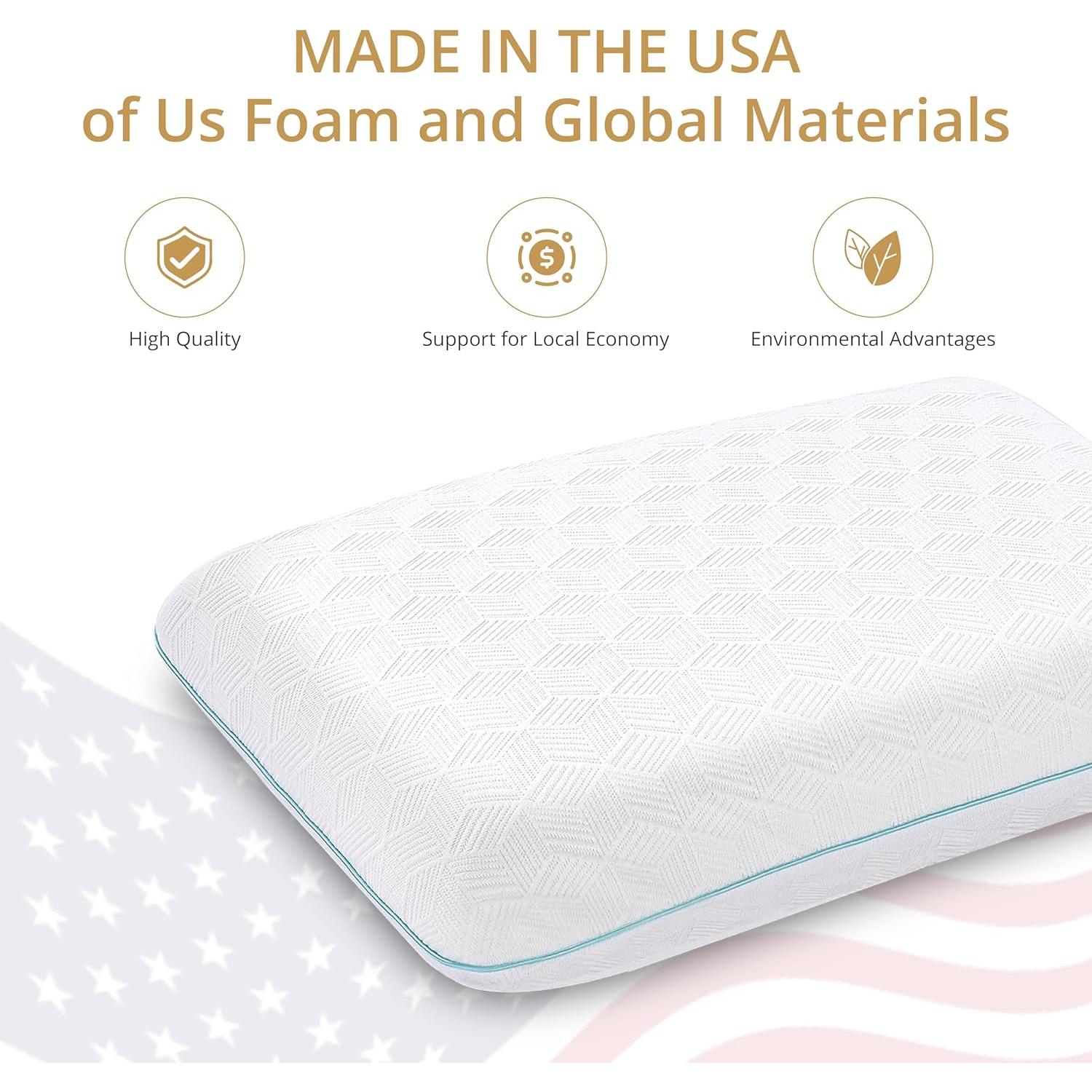 Almohada Estándar EGOHOME Espuma Viscoelástica 61x40.6cm