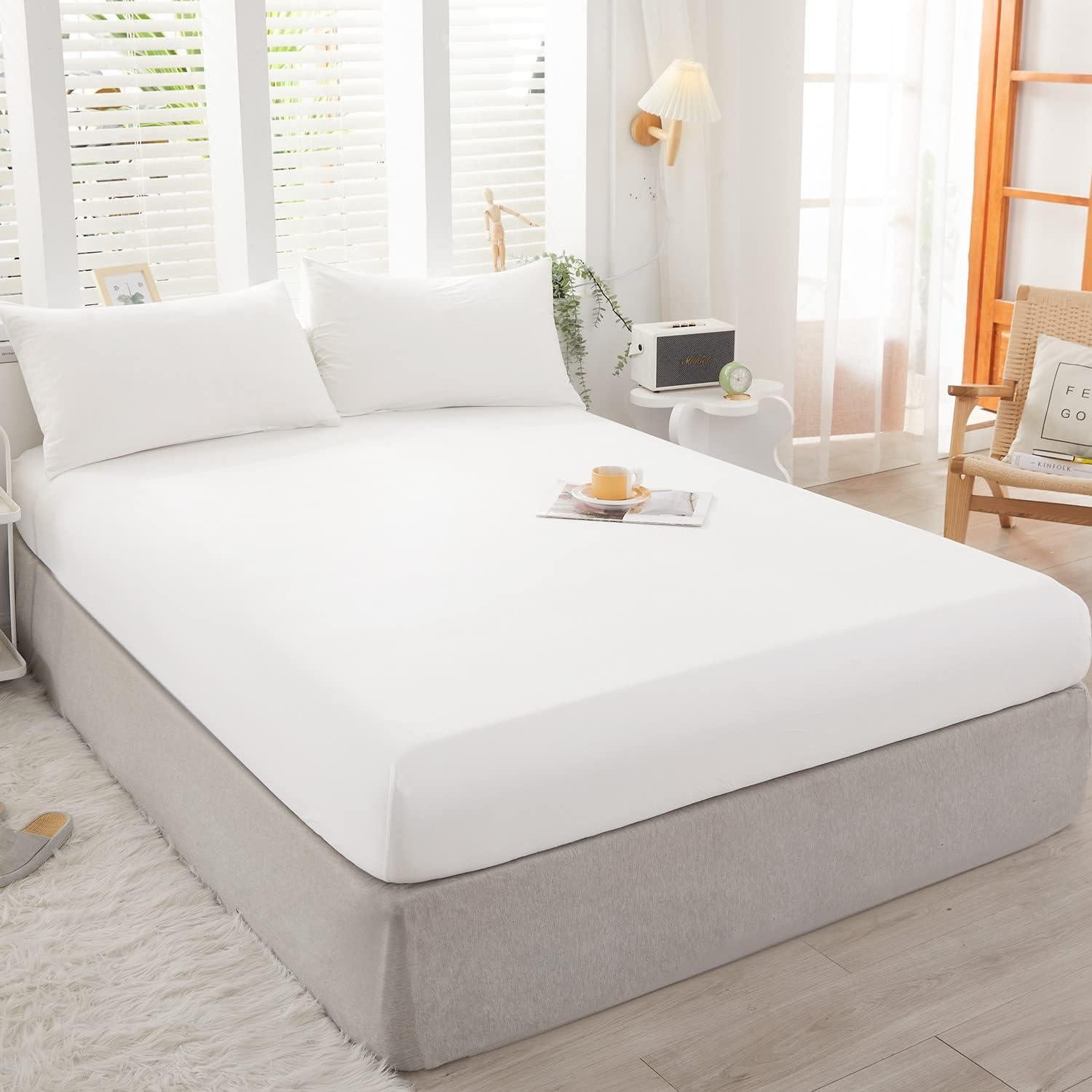 Sábanas Ajustables Reina LIFETOWN Algodón Jersey 1+2 Piezas