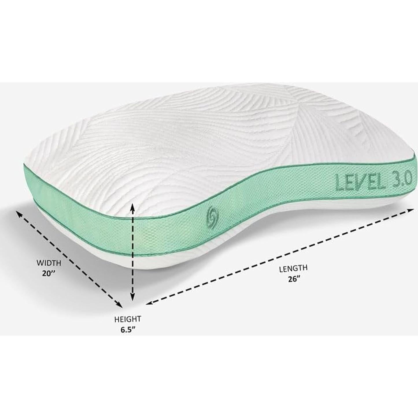 Almohada Firme Bedgear Nivel Abrazo 66x51cm Dri-Tec