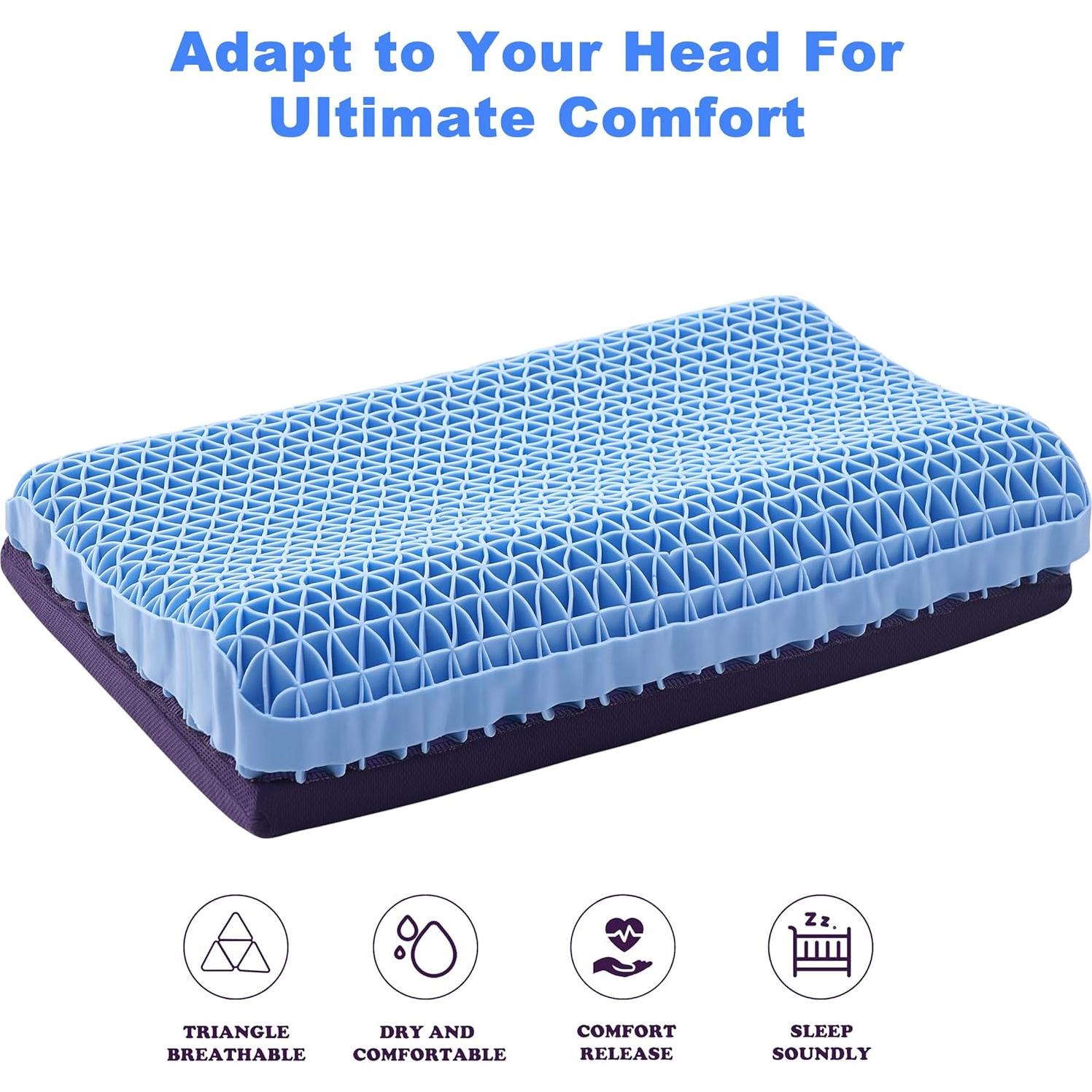 Almohada Berklan Ajustable de Malla 60x40 cm Soporte Ergonómico