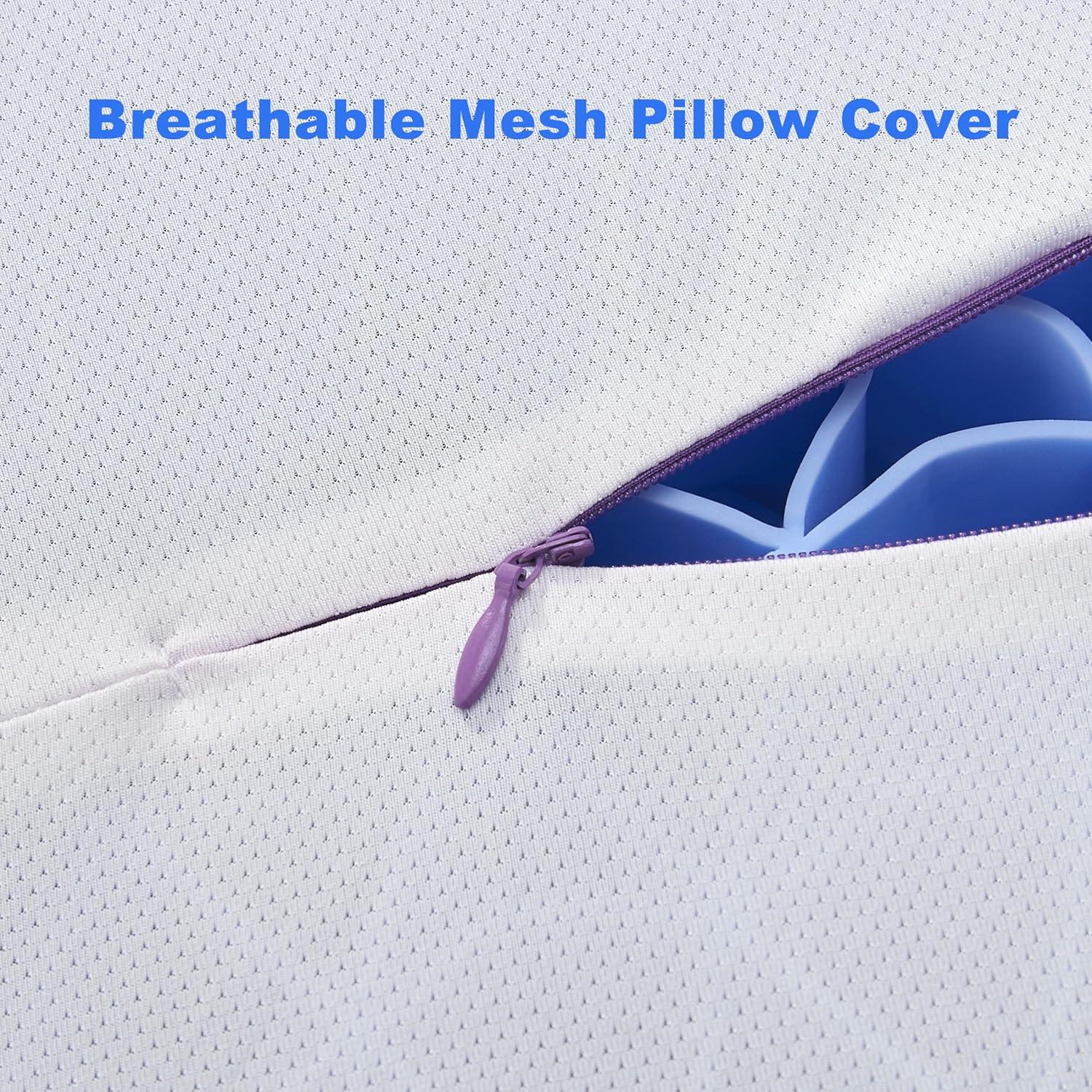 Almohada Berklan Ajustable de Malla 60x40 cm Soporte Ergonómico