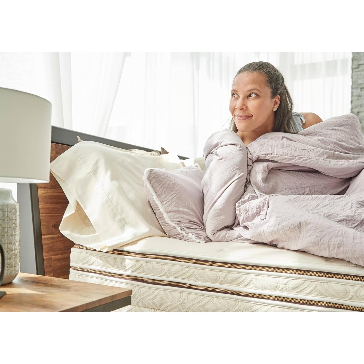 Almohada de Láttex Sólido Orgánico Naturepedic Reina