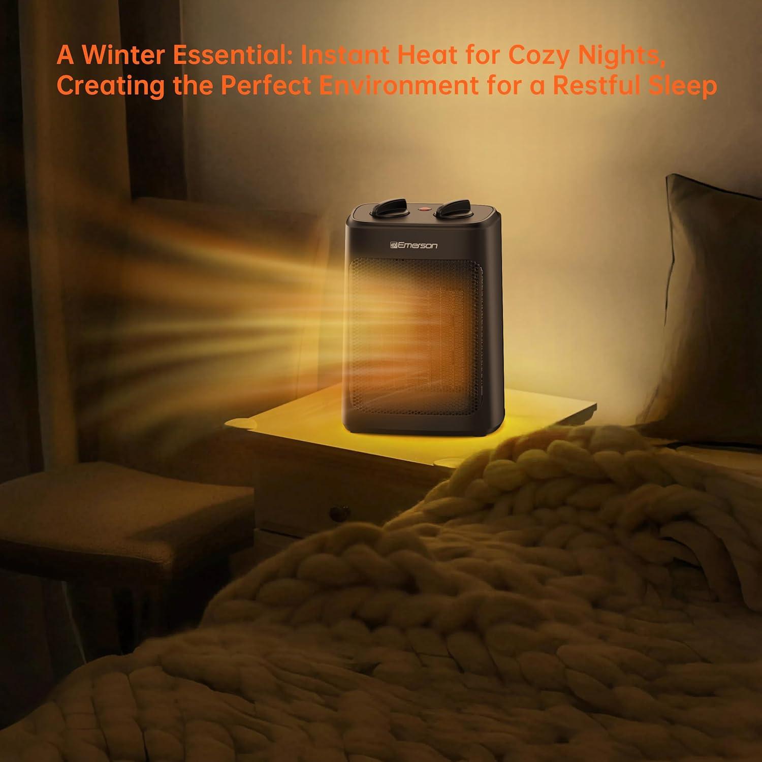 Calentador de Espacio Eléctrico Emerson SH1501 1500W Portátil