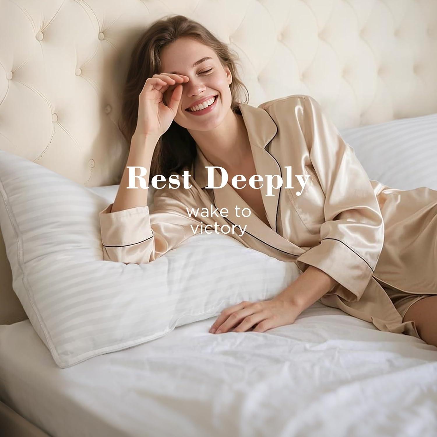 Almohadas Queen Suaves Viewstar - Juego de 2, Alternativa Plumas