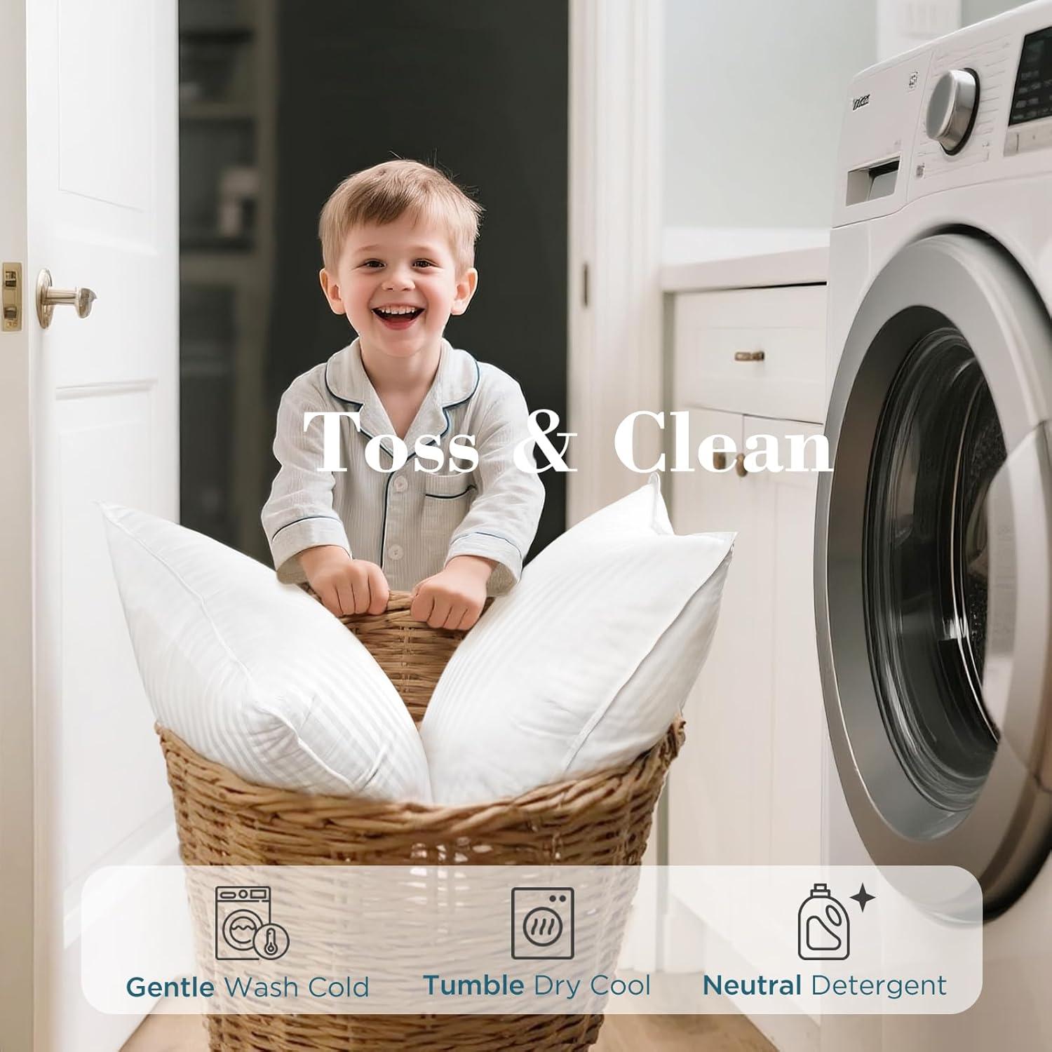 Almohadas Queen Suaves Viewstar - Juego de 2, Alternativa Plumas