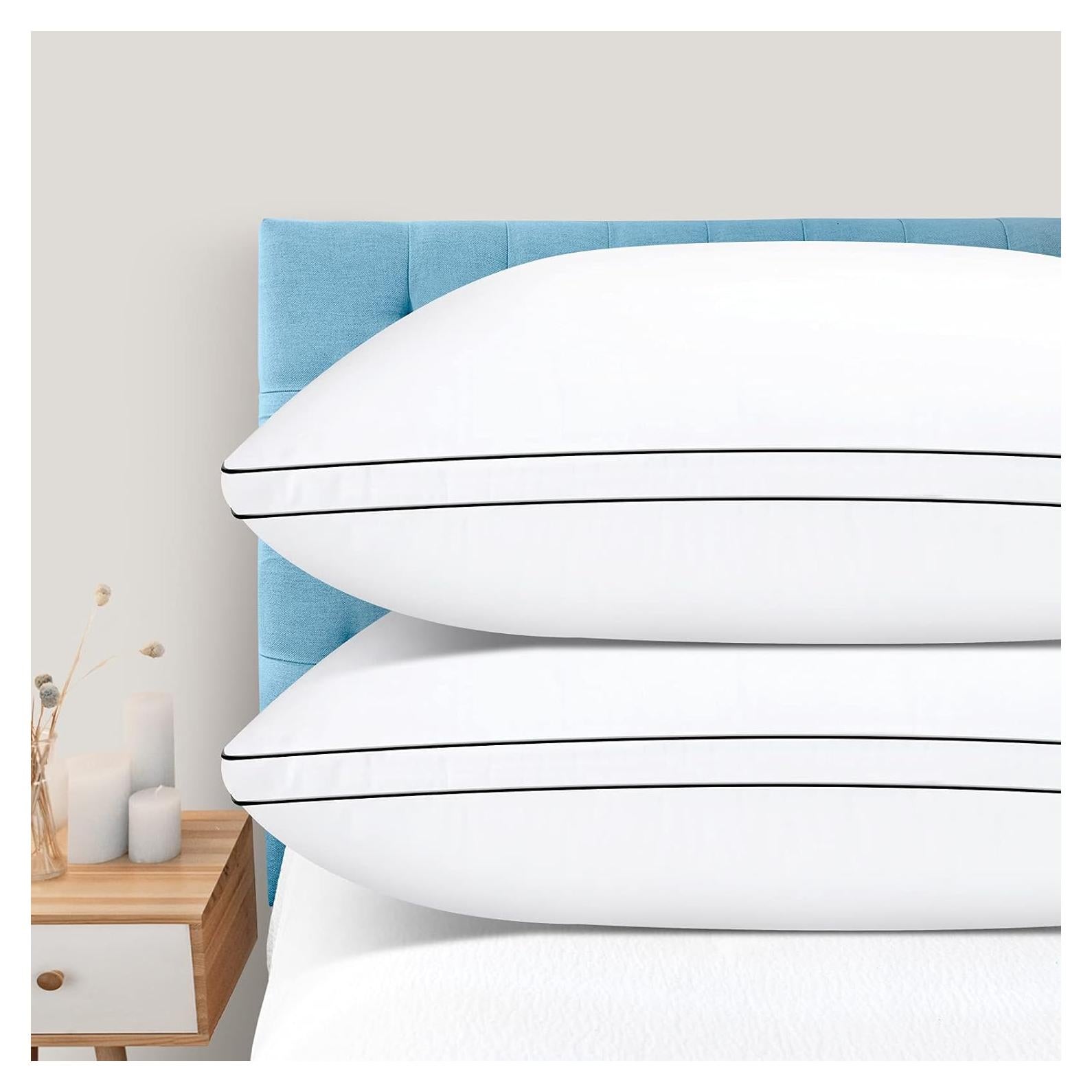 Juego de 2 Almohadas King DolceLuna Suaves y Transpirables