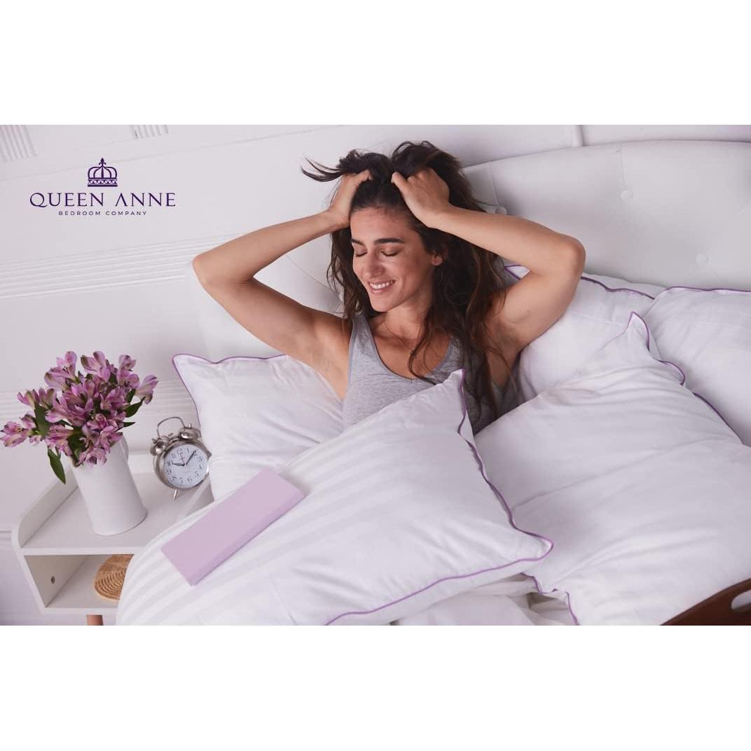 Almohadas Queen Anne Hipoalergénicas - Paquete de 2 - Reina