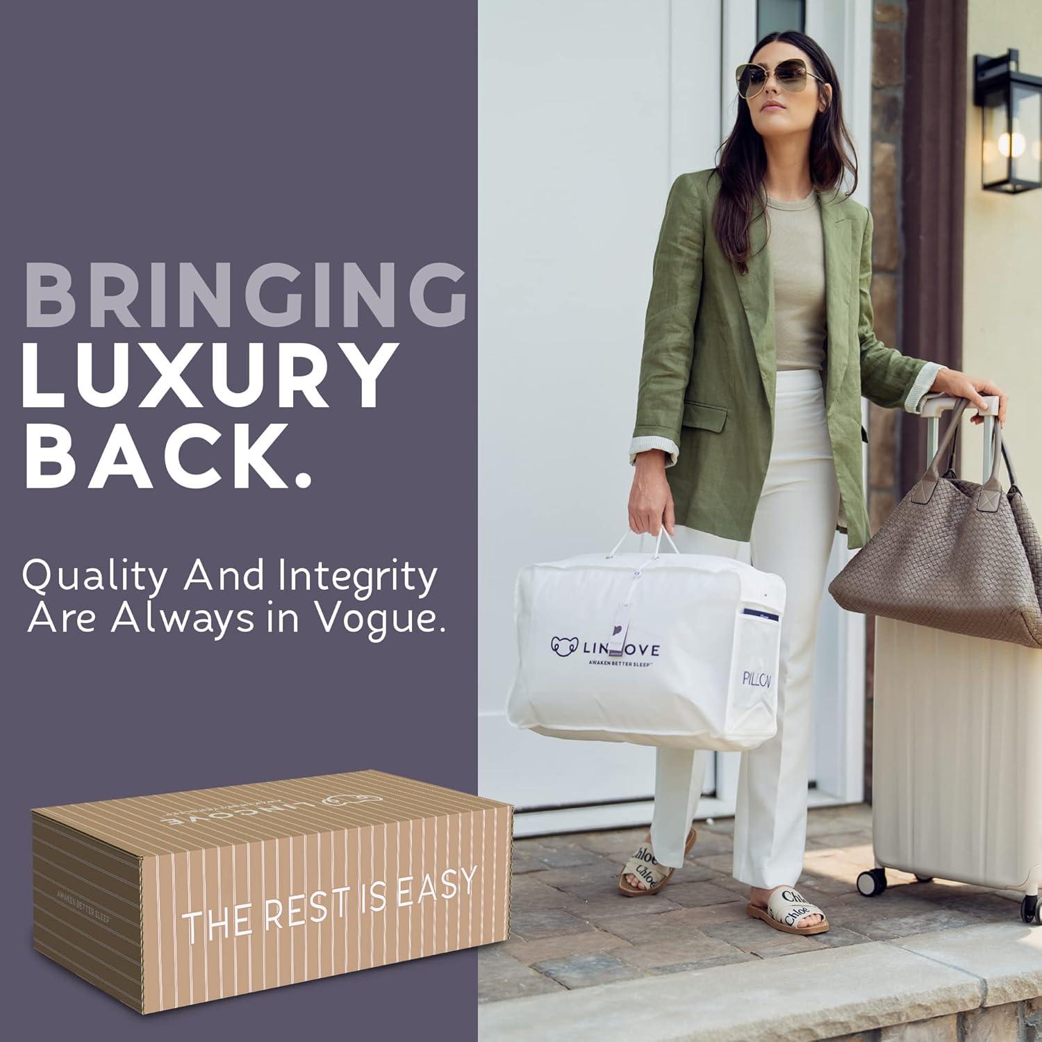 Almohada Lincove Venus 100% Plumón Europeo 24x24"