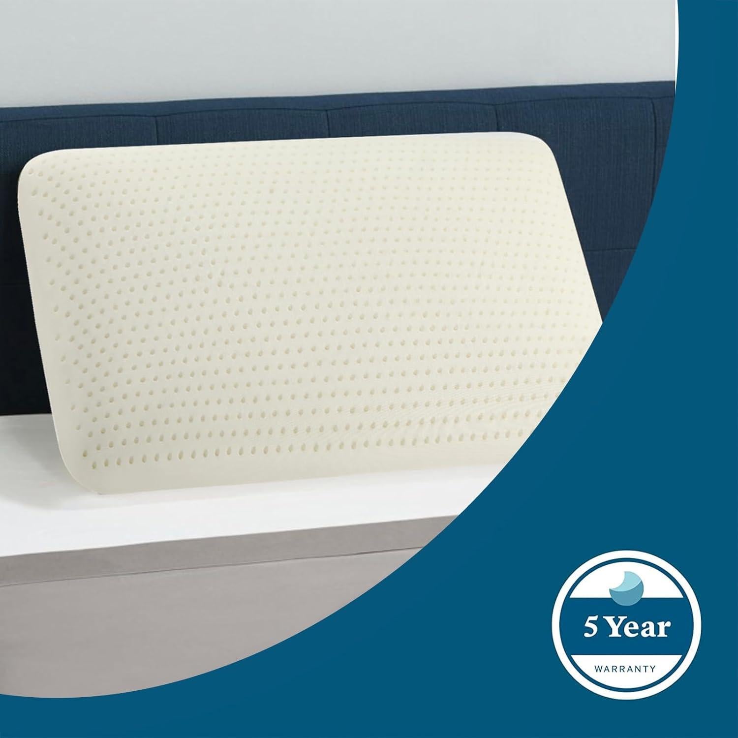 Almohada de látex UPOUEIM Estándar 100% Natural Transpirable