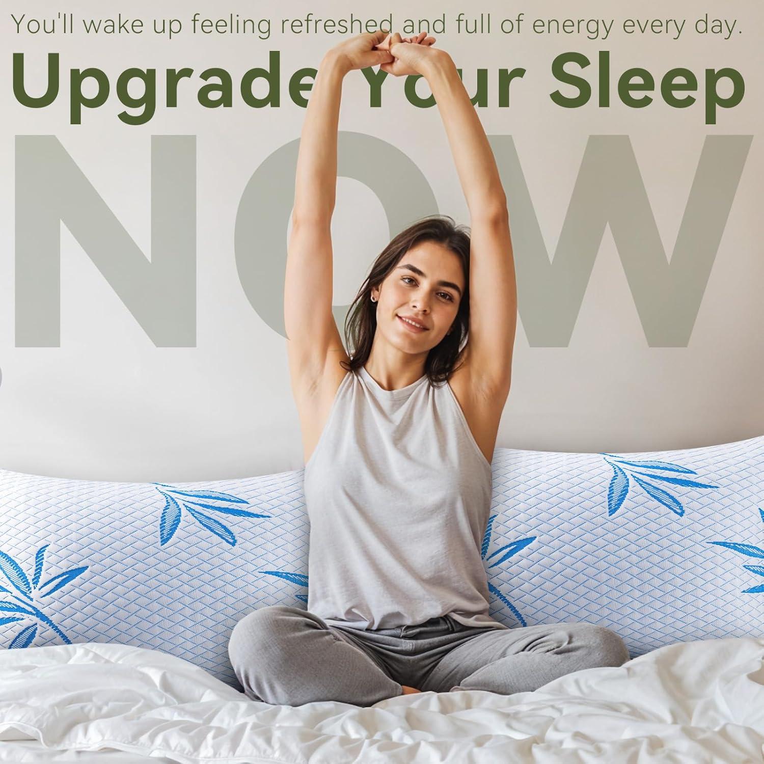 Juego de 2 Almohadas Queen Btasleeep Ajustables de Gel