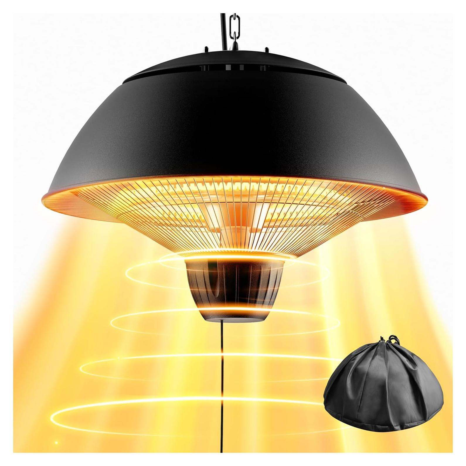 Calentador Eléctrico Infrarrojo Danluke 1500W para Exterior