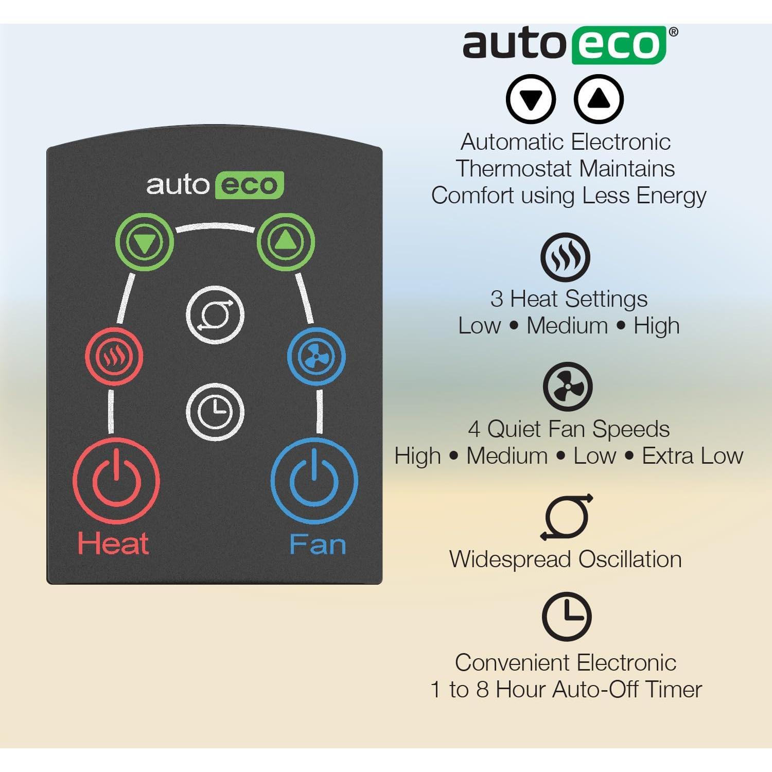 Ventilador Calefactor de Torre Lasko FH500 1500W 106.68cm