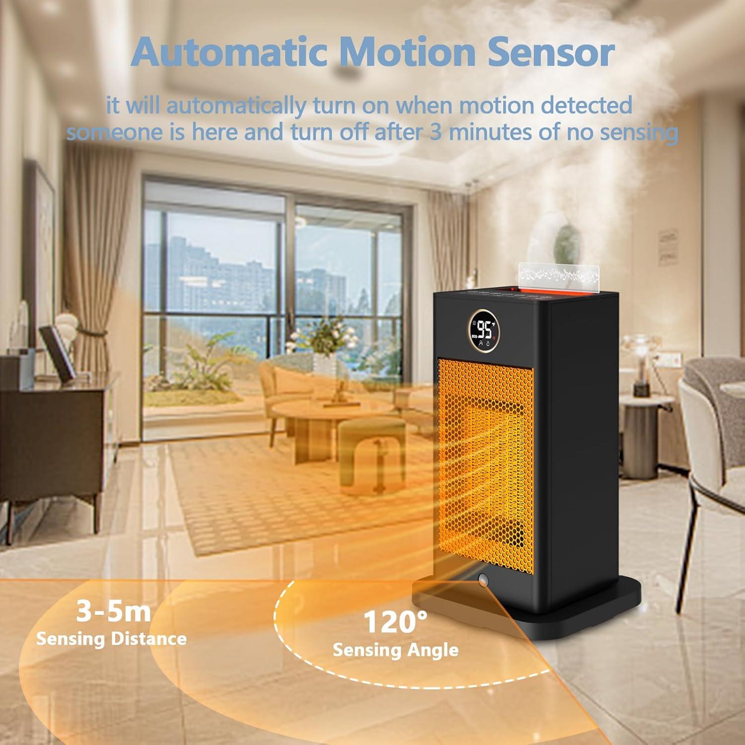 Calentador de Espacio Beautyfan 1500W con Humidificador y Llama 3D