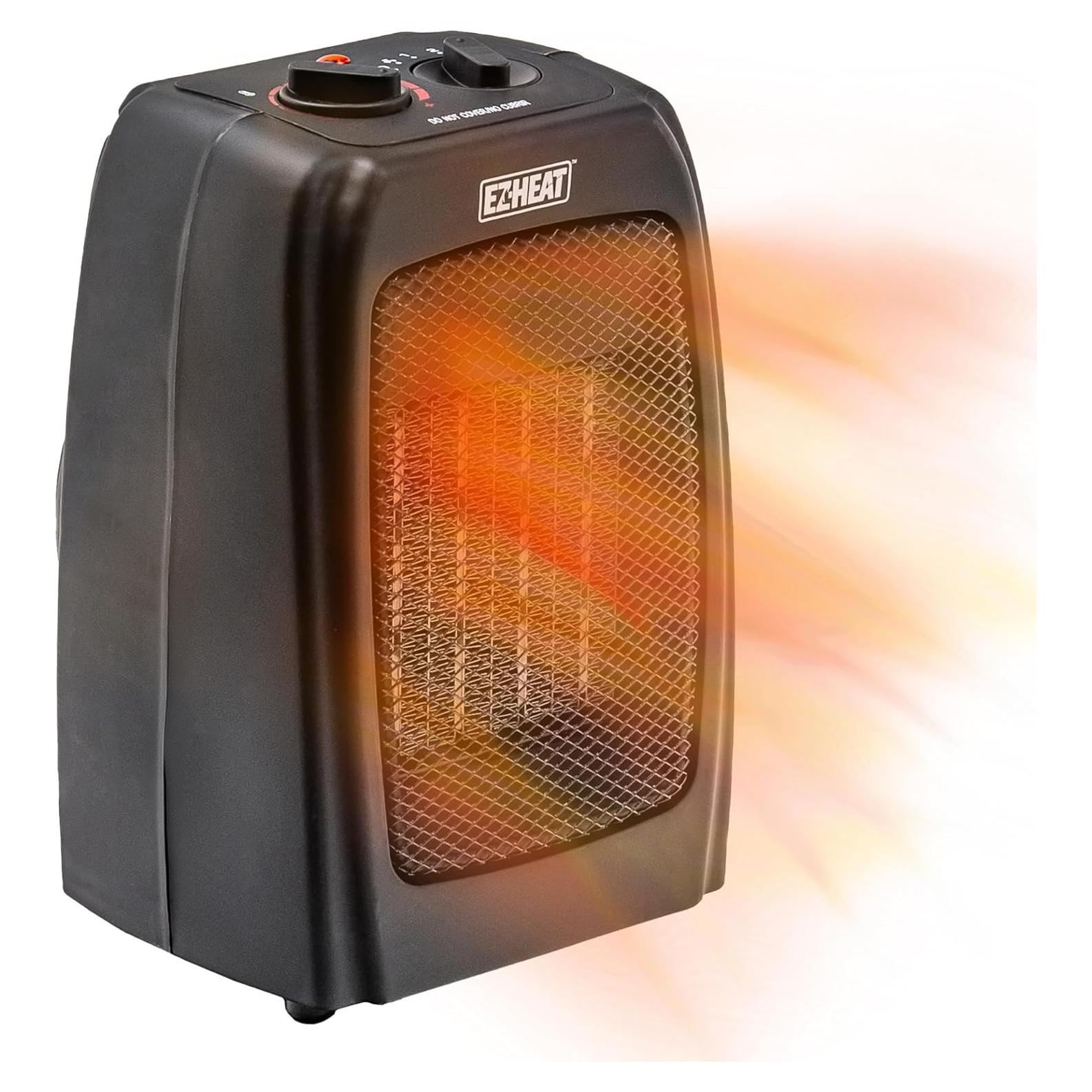 Calentador de espacio eléctrico EZ-HEAT 1500W con termostato