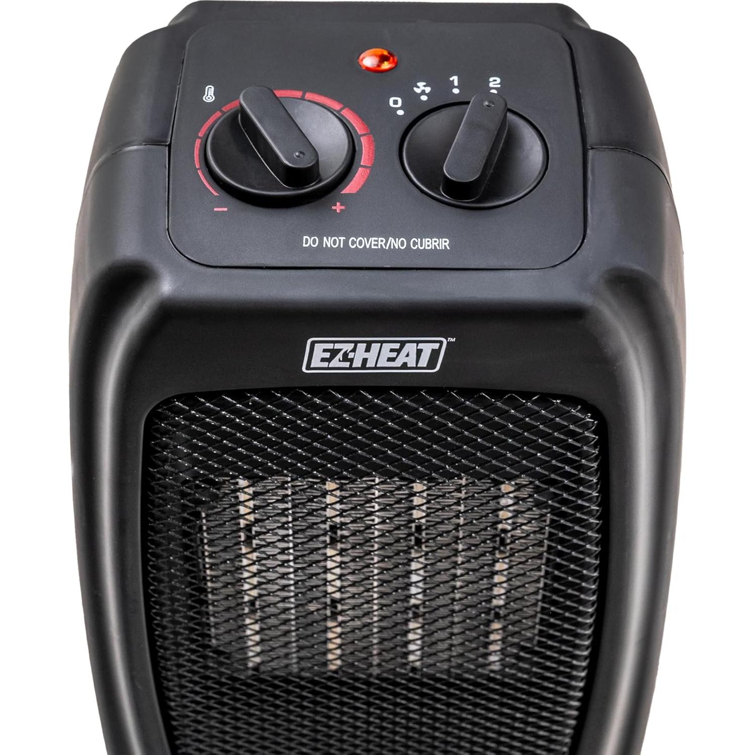 Calentador de espacio eléctrico EZ-HEAT 1500W con termostato