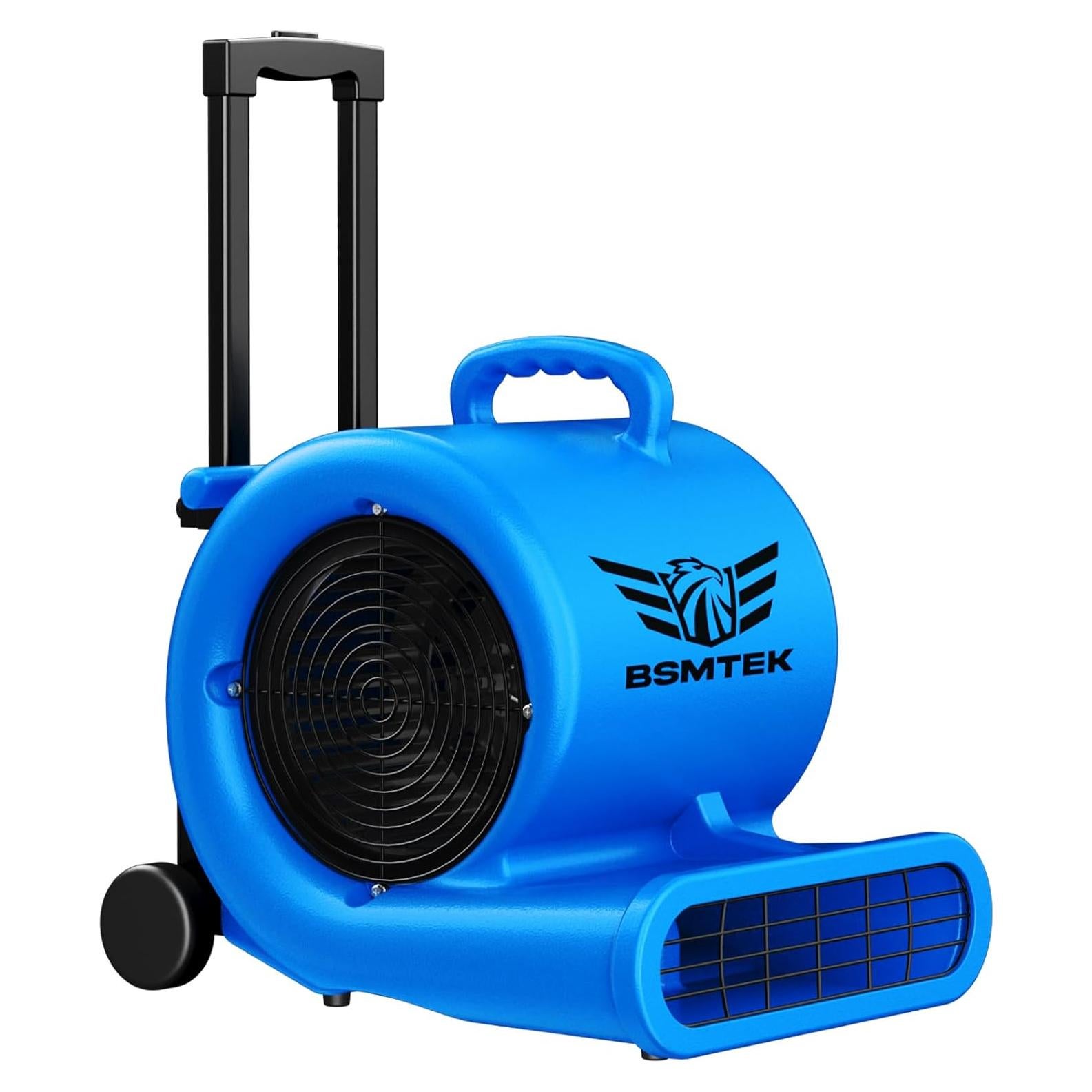 Ventilador Soplador de Aire BSMTEK 5000 CFM 1HP Azul