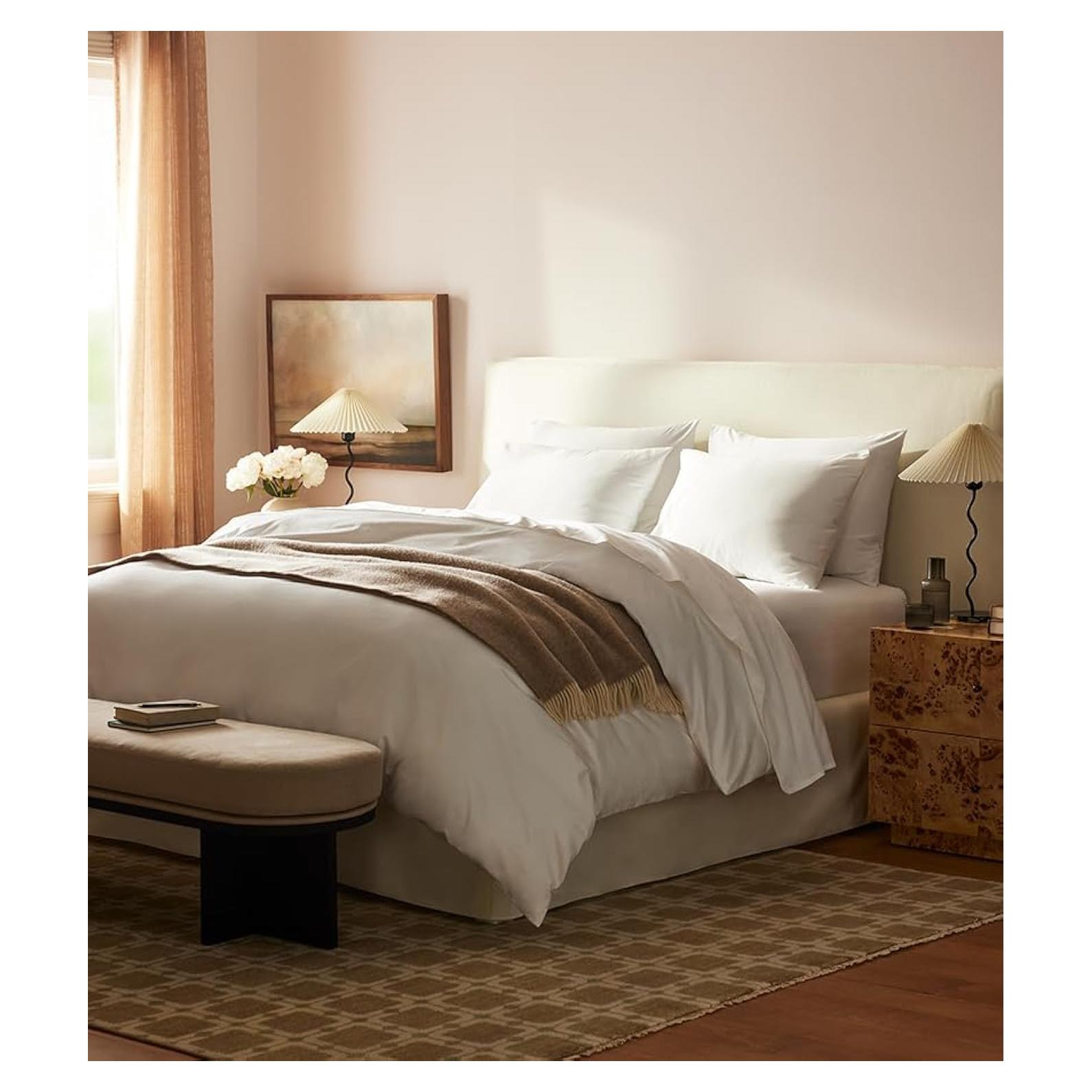 Juego de Sábanas de Lujo Brooklinen Rey 7 Piezas 100% Algodón