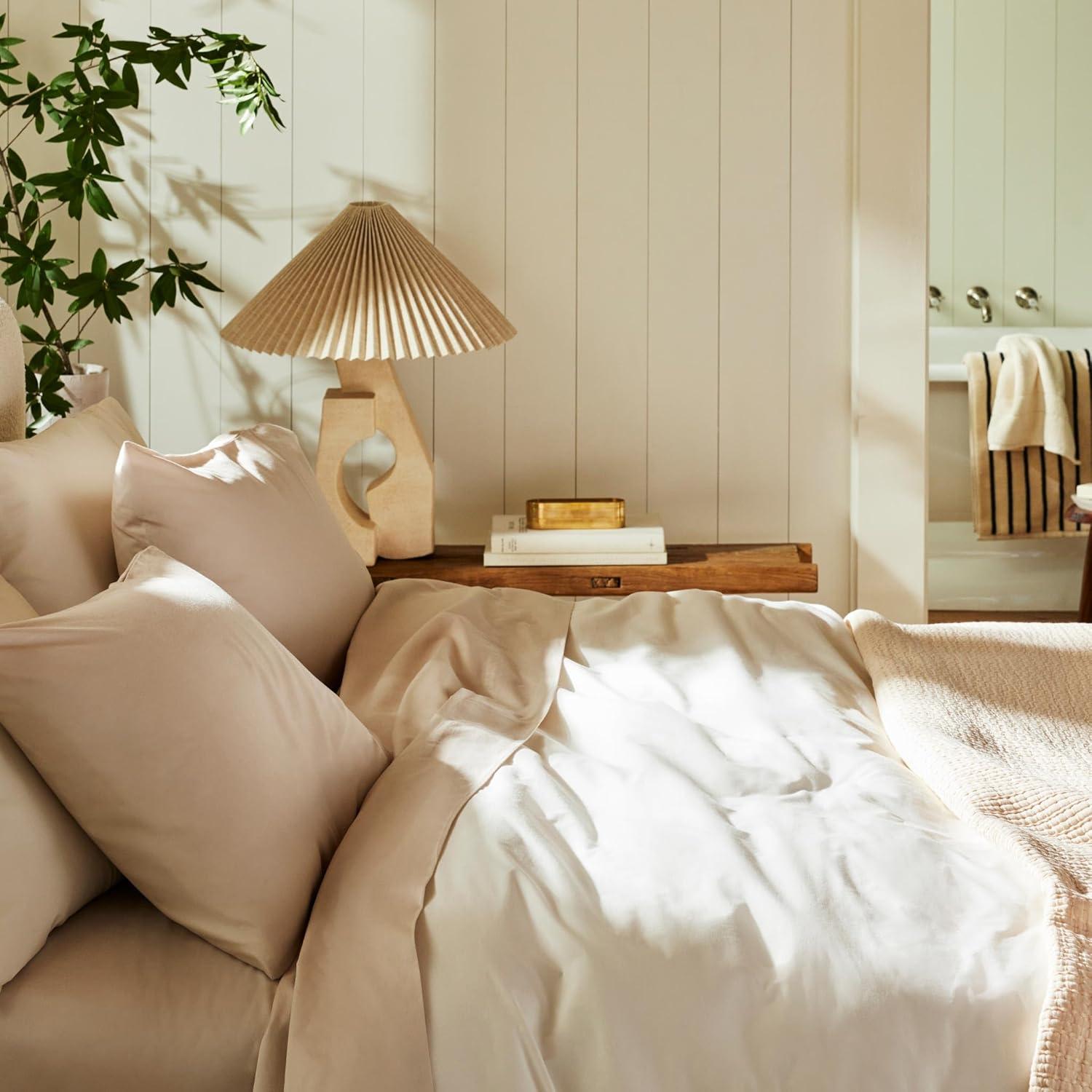 Funda de Edredón Brooklinen Luxe Sateen 100% Algodón Full/Queen